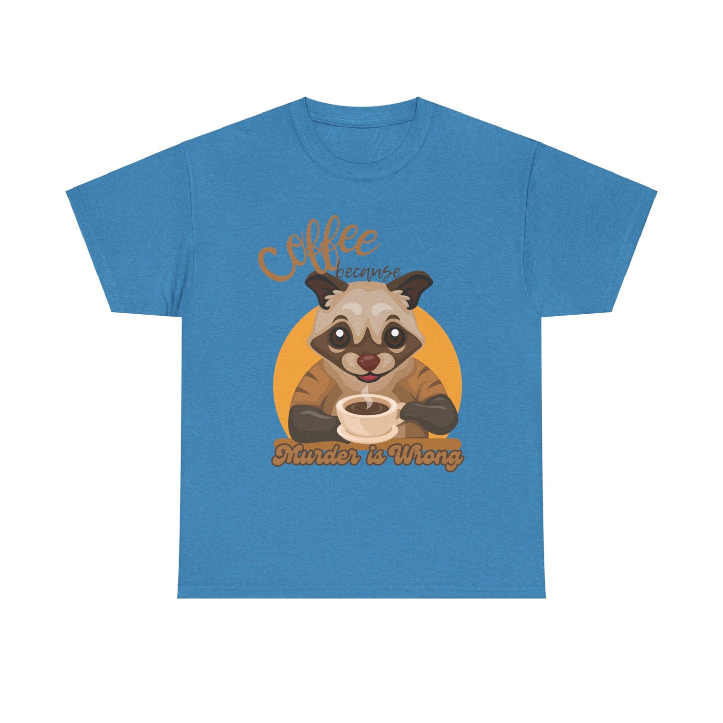 Coffee Unisex Heavy Cotton Tee