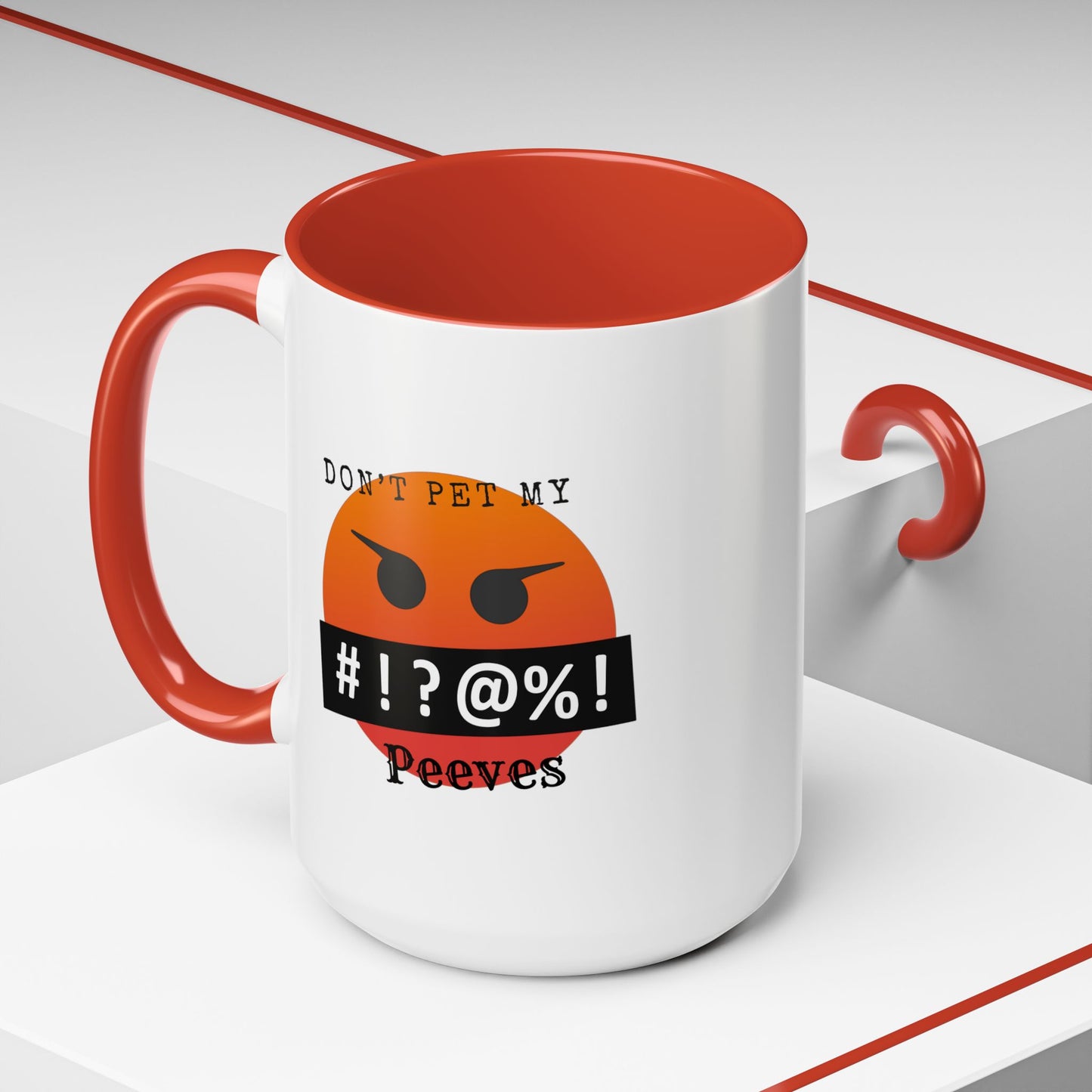 Don't Pet Accent Coffee Mug (11, 15oz)