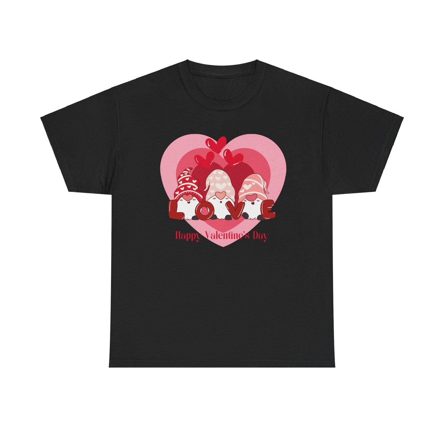 Valentines Gnome Unisex Heavy Cotton Tee