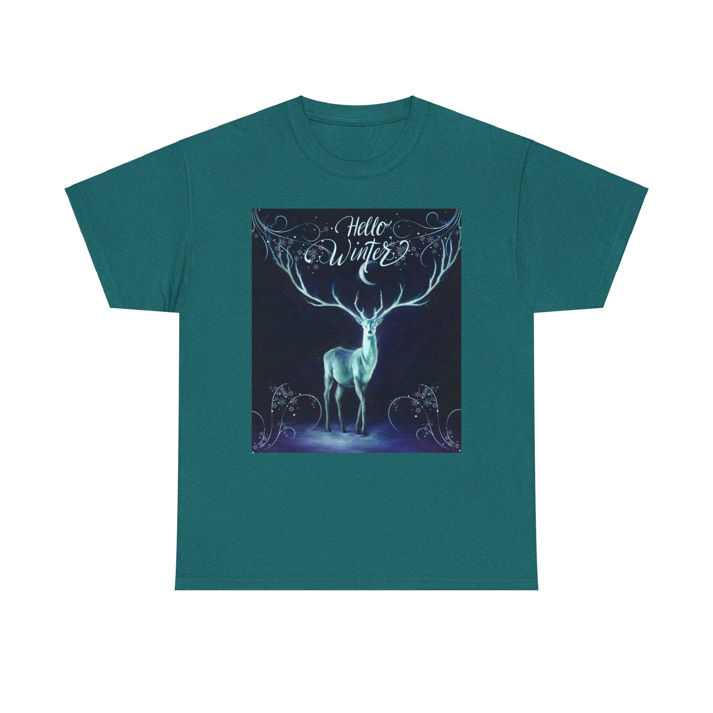 Hello Winter Unisex Heavy Cotton Tee