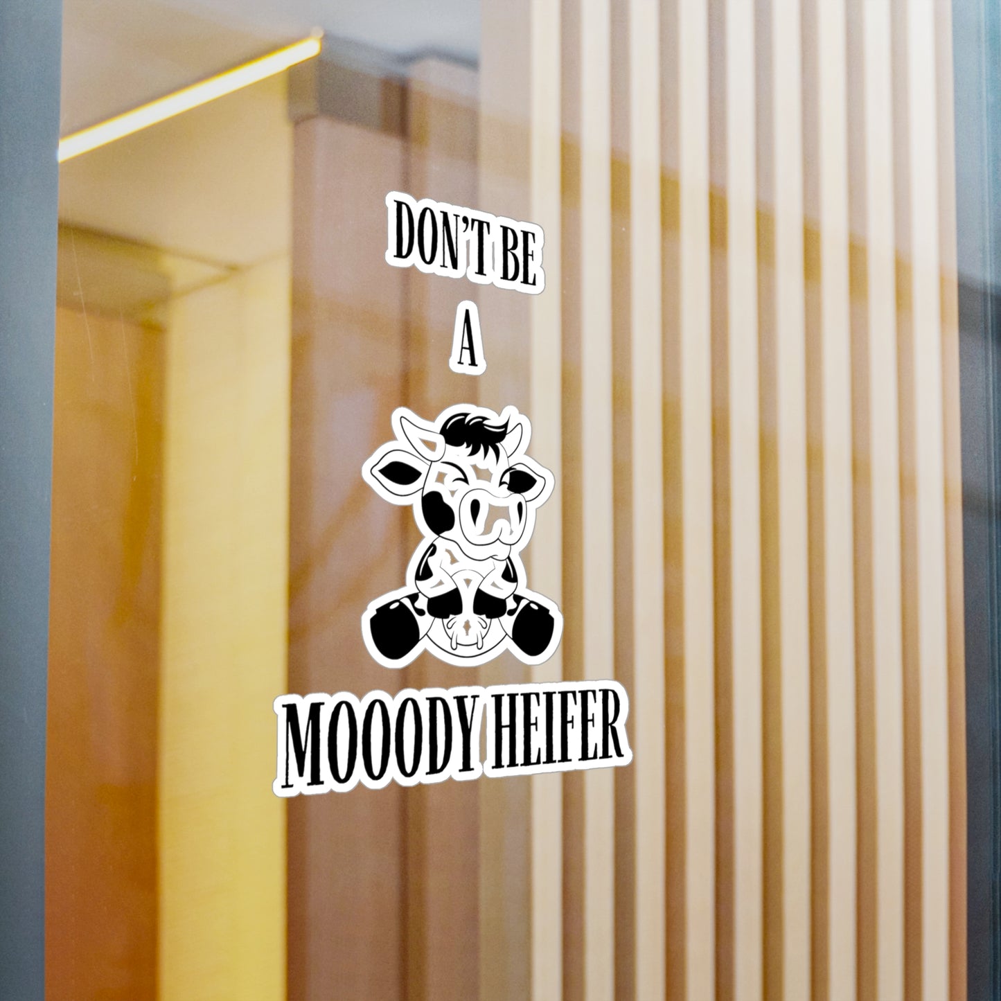 Mooody Kiss-Cut Vinyl Decals
