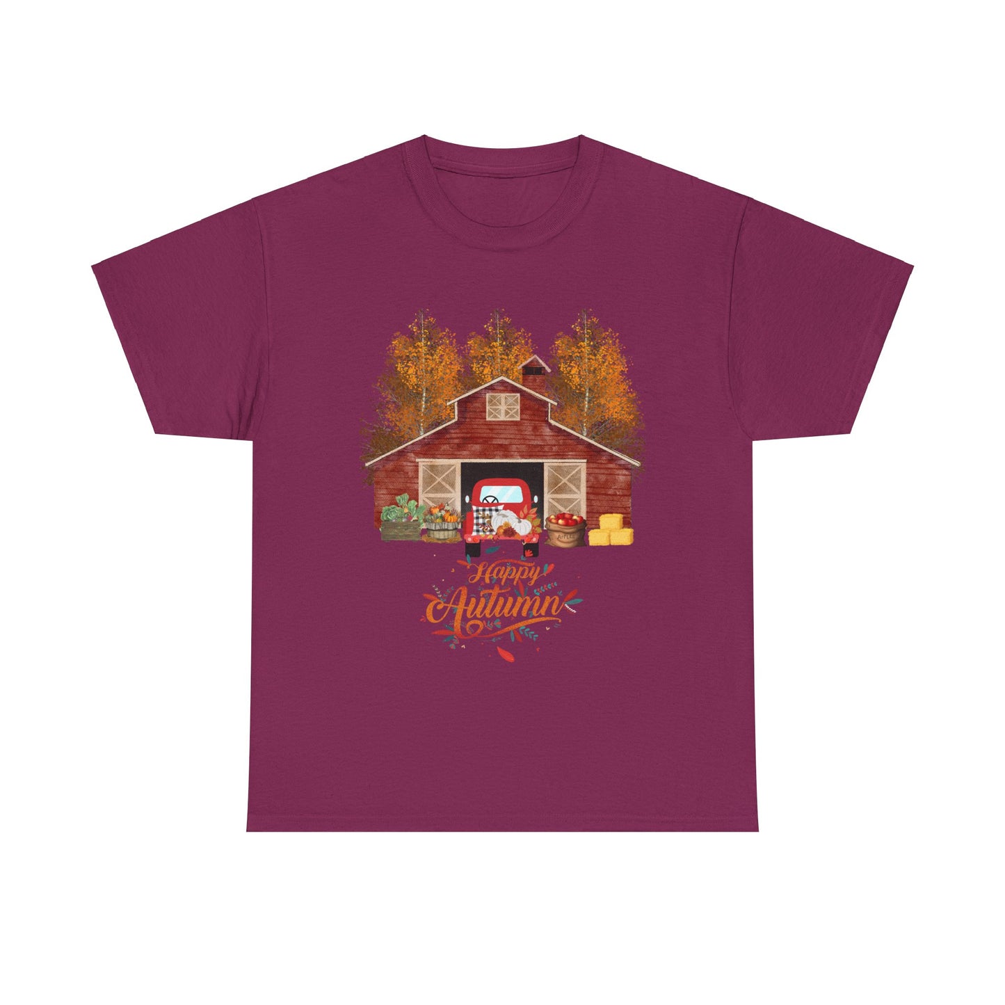 Happy Autumn Unisex Heavy Cotton Tee
