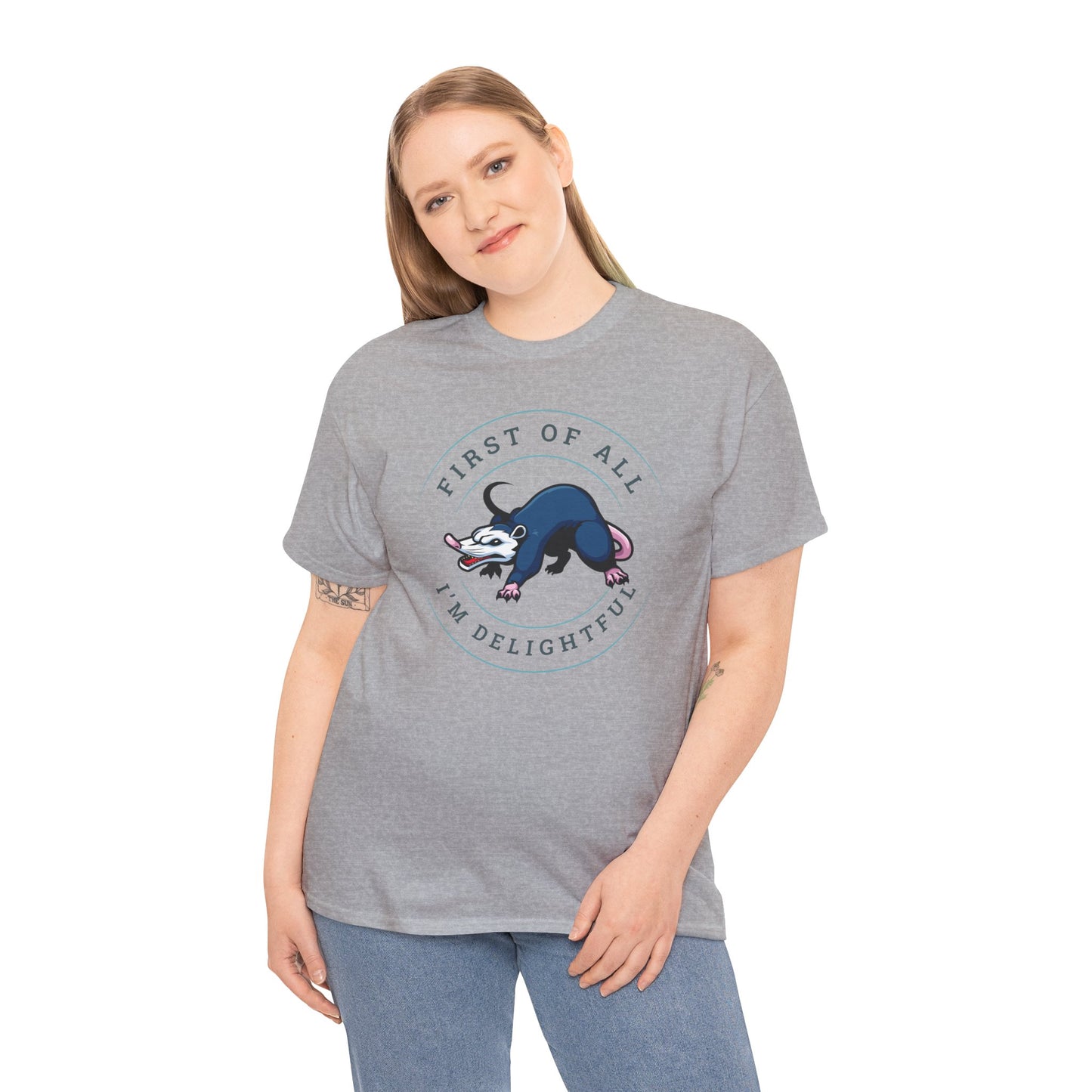 First of all Unisex Heavy Cotton Tee