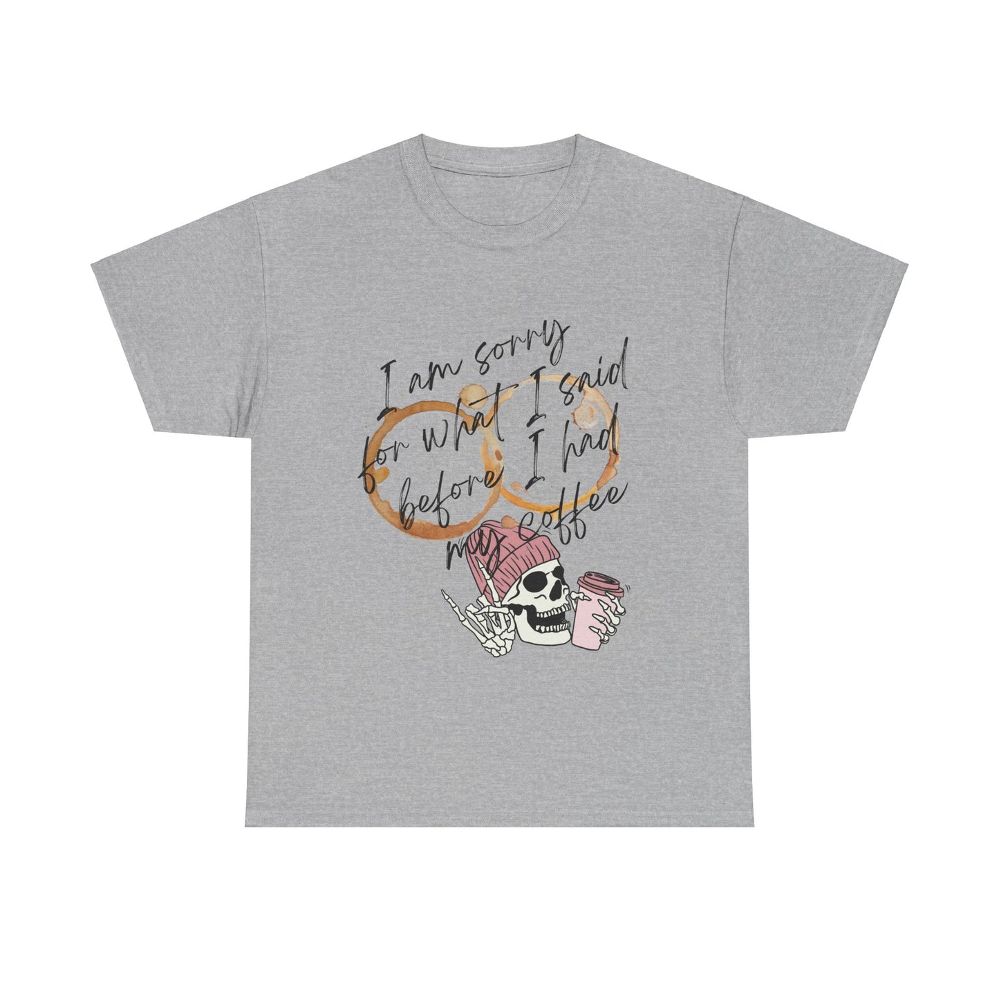 Coffee Unisex Heavy Cotton Tee