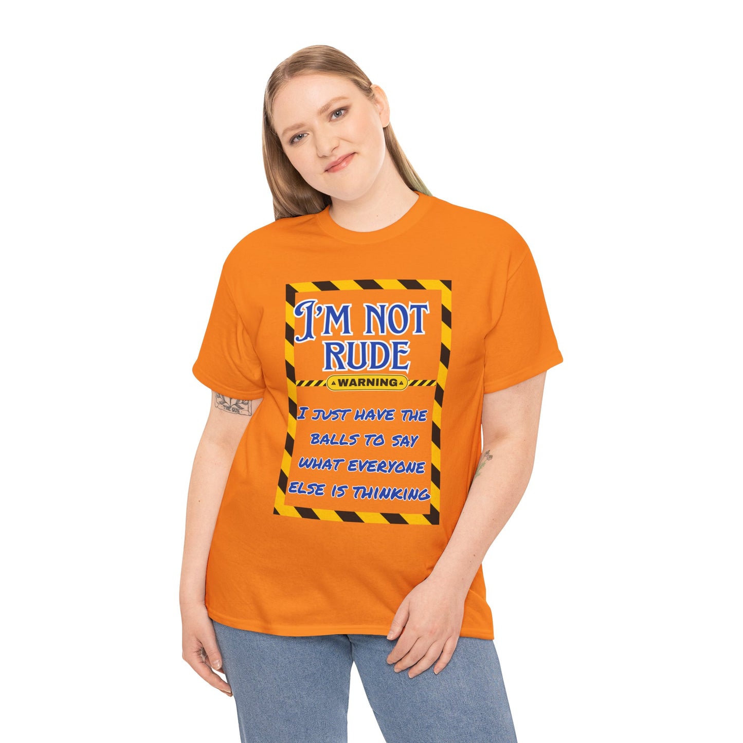 Not Rude Unisex Heavy Cotton Tee