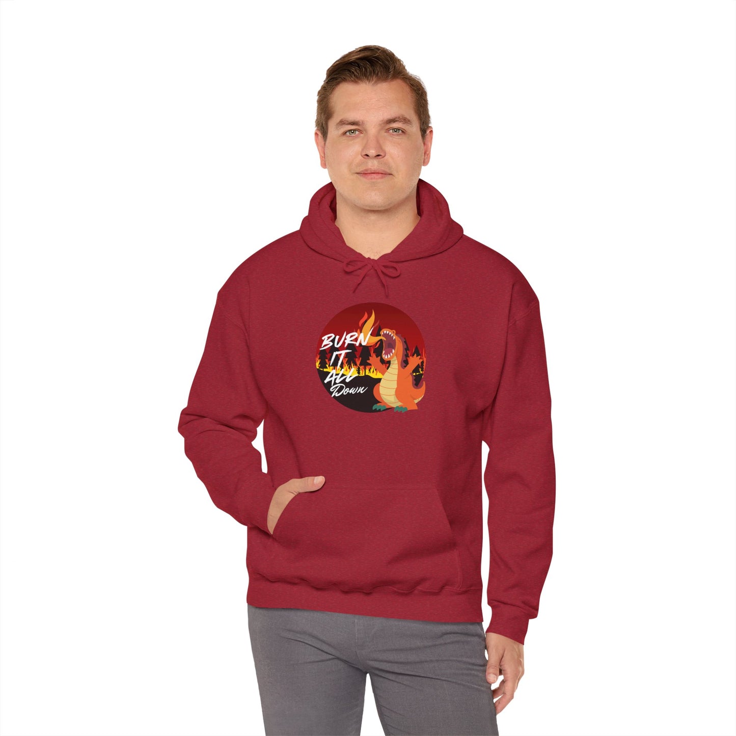 Burn It Unisex Heavy Blend™ Hooded Sweatshirt