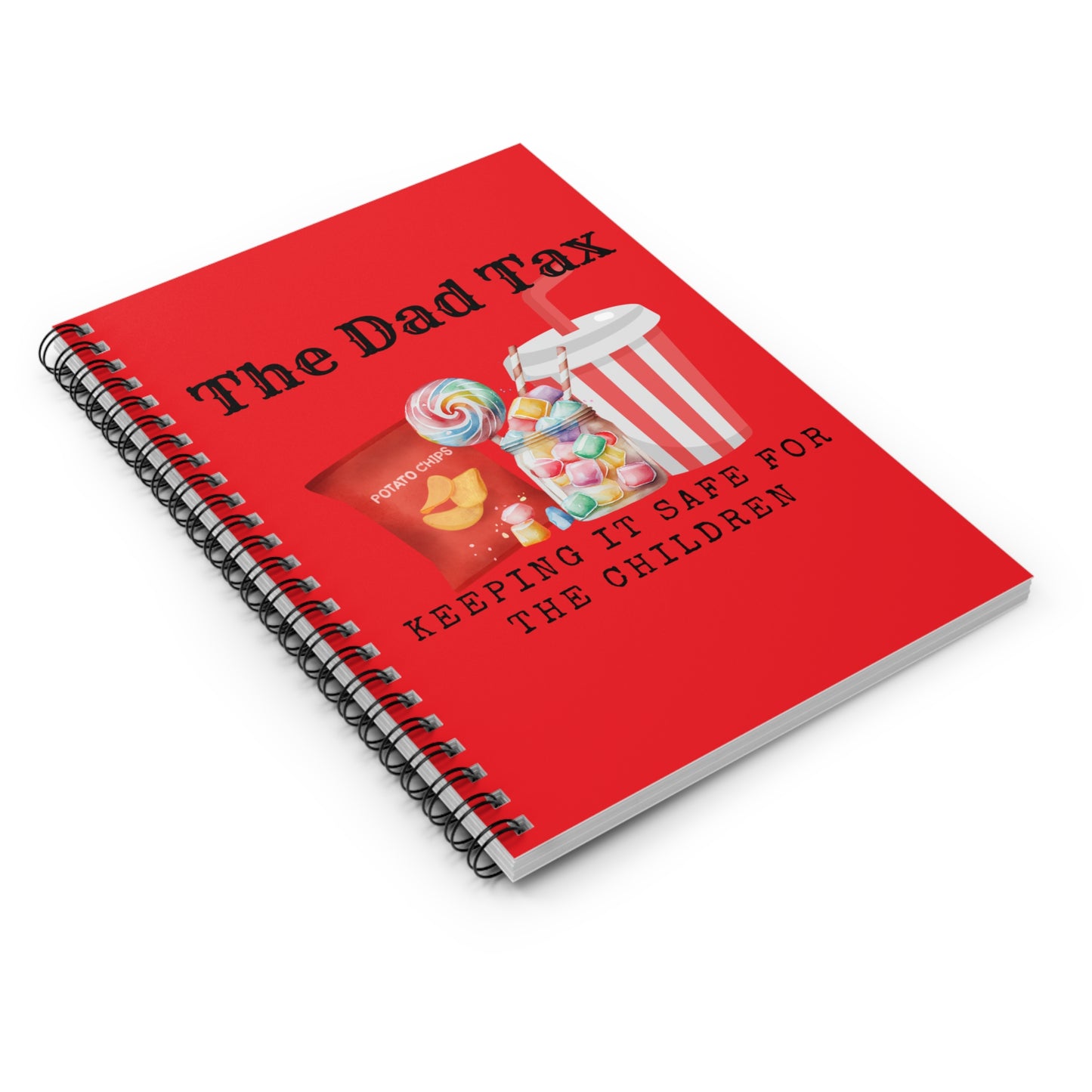 Dad Tax Spiral Notebook - Ruled Line