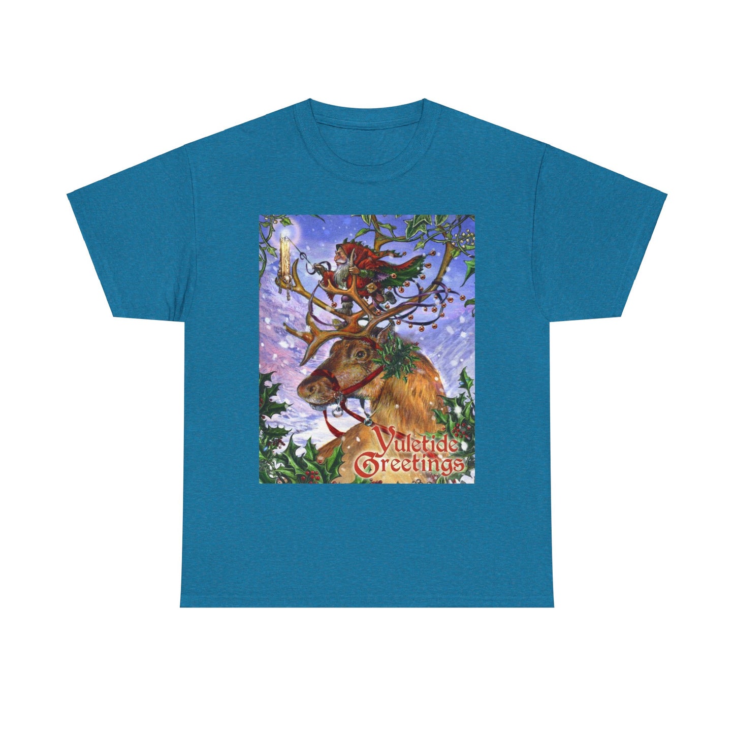 Yuletide Greetings Unisex Heavy Cotton Tee