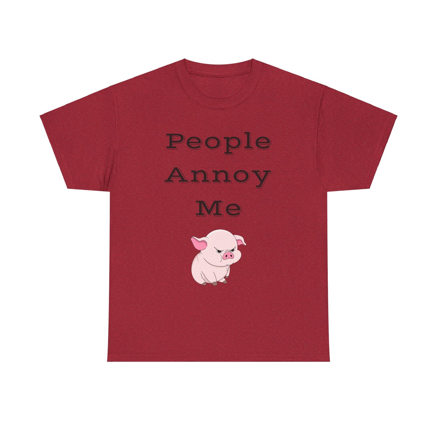 People Annoy Me Unisex Heavy Cotton Tee