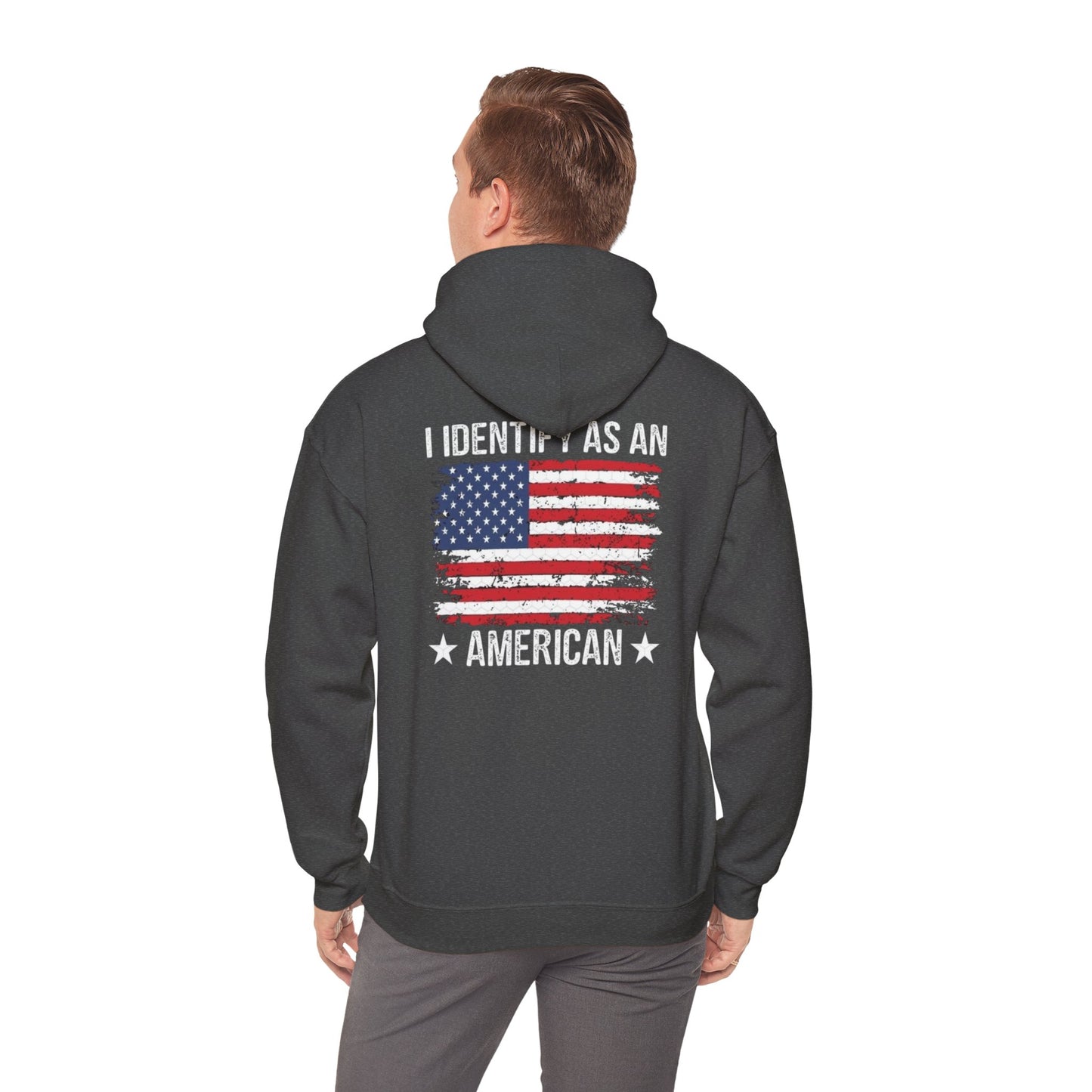 Identify as Unisex Heavy Blend™ Hooded Sweatshirt