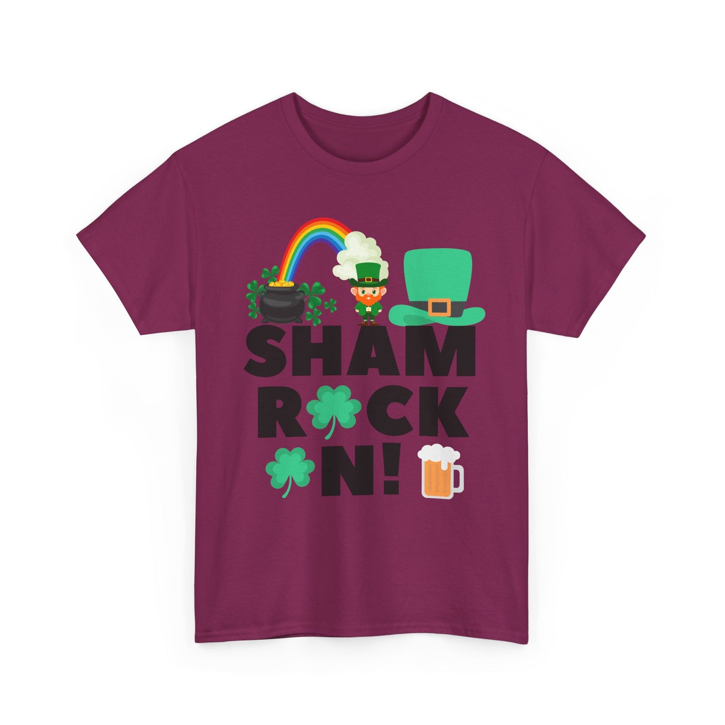 Shamrock On Unisex Heavy Cotton Tee