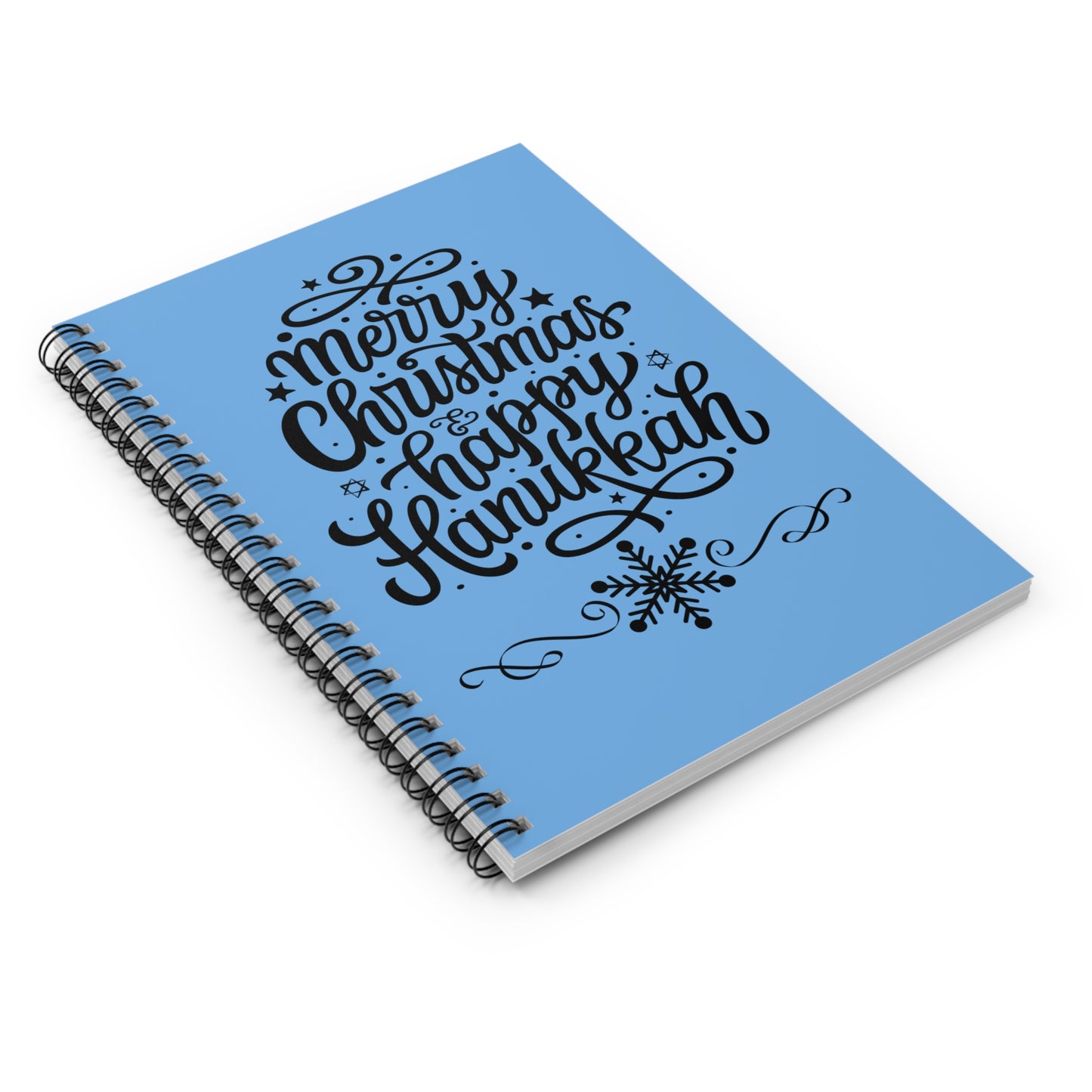 Merry Christmas & Spiral Notebook - Ruled Line