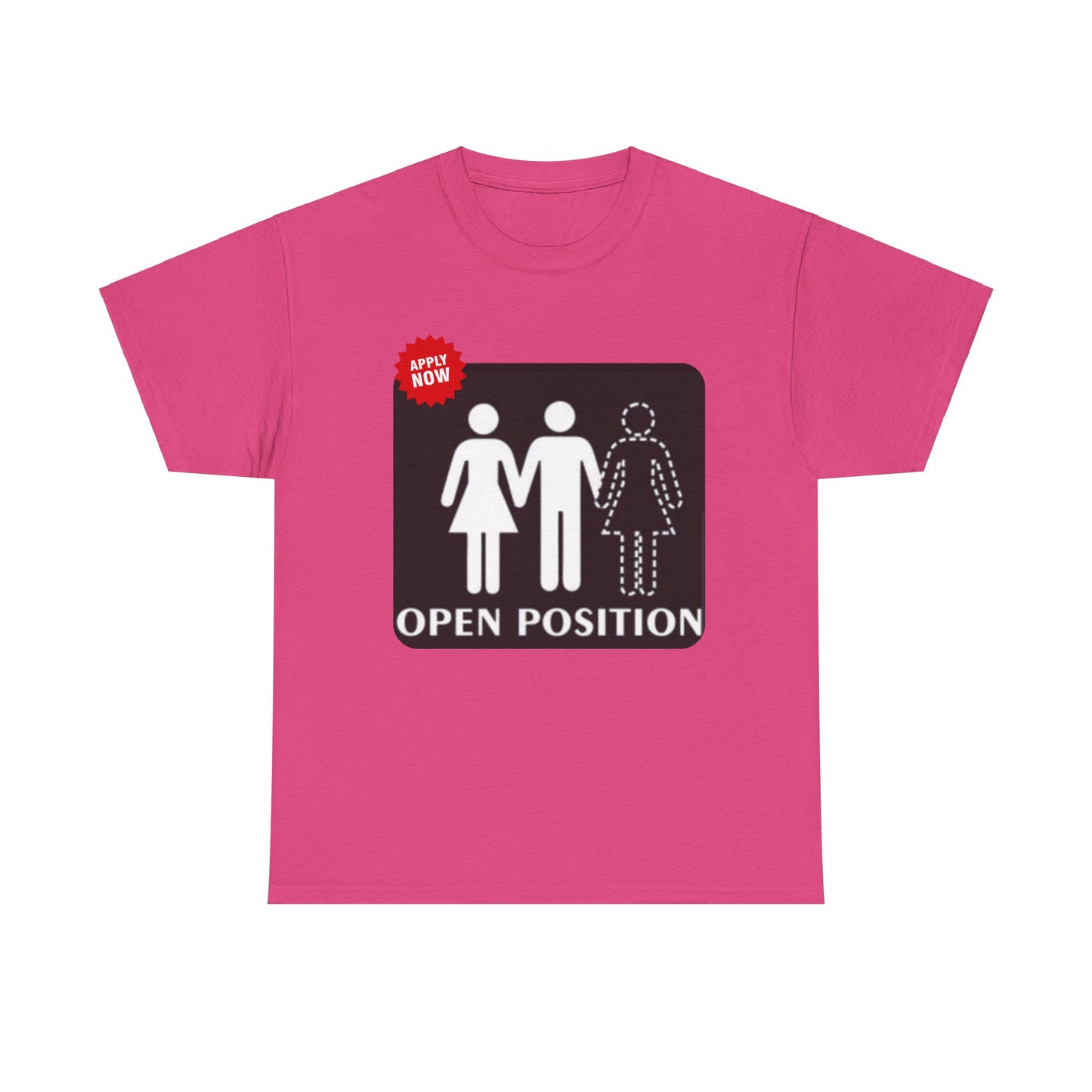 Open Position 2 Unisex Heavy Cotton Tee