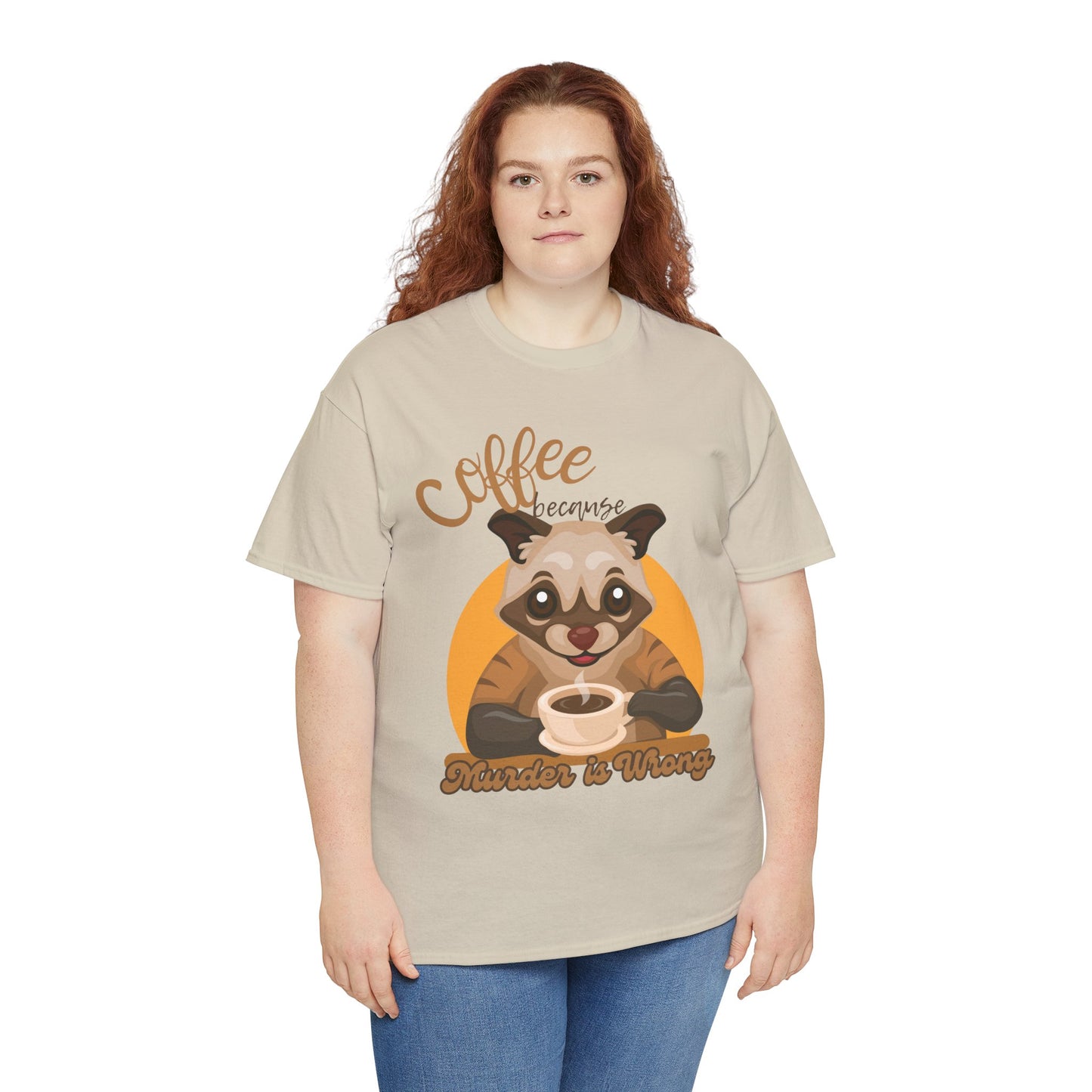 Coffee Unisex Heavy Cotton Tee