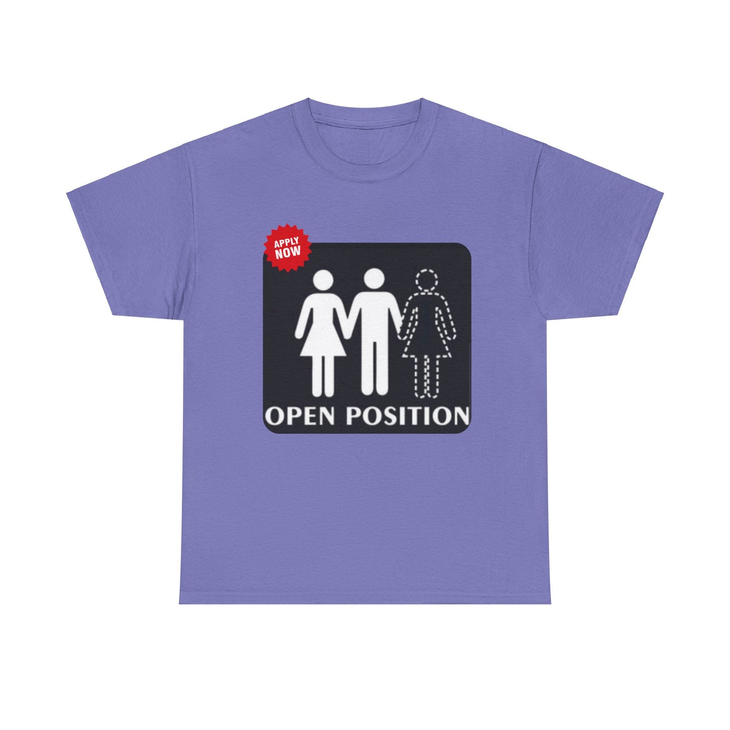 Open Position 2 Unisex Heavy Cotton Tee