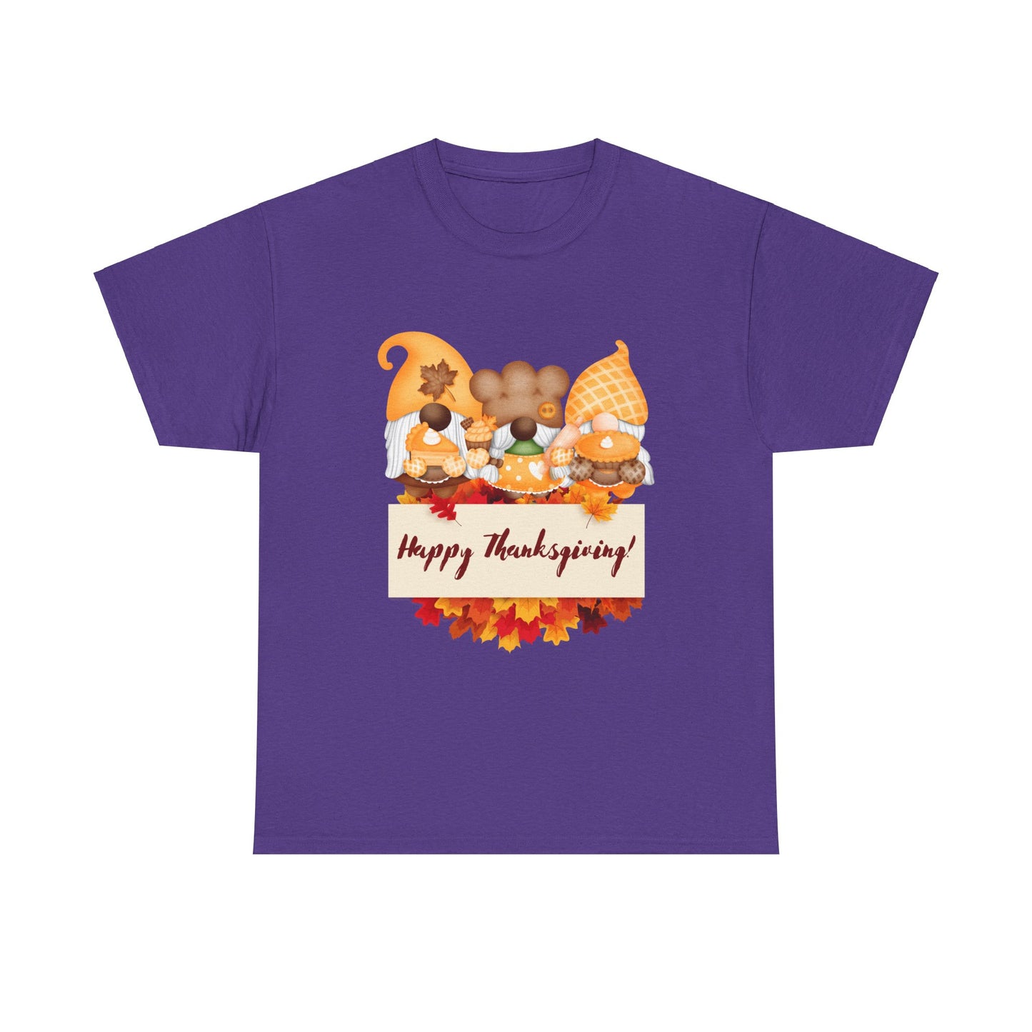 Gnome Thanksgiving Unisex Heavy Cotton Tee