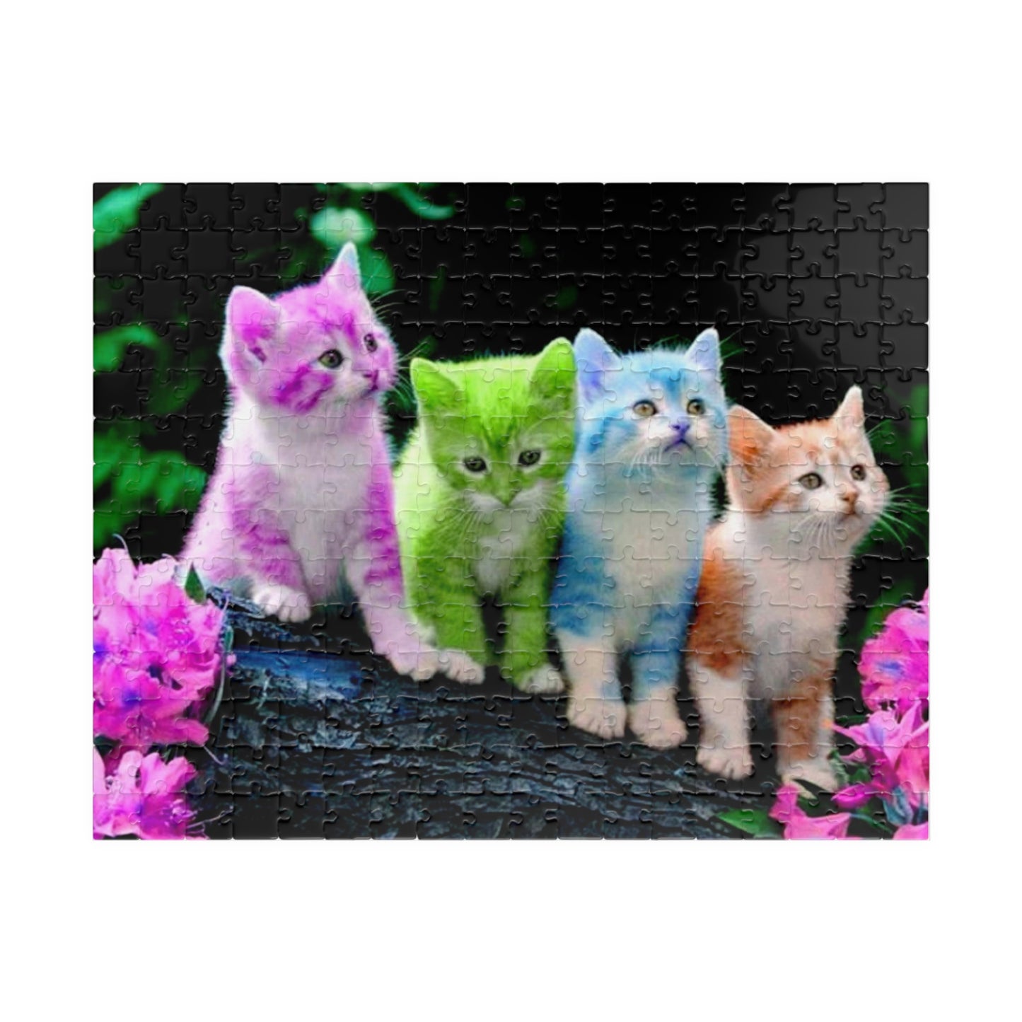 Colorful Kittens Puzzle (110, 252, 520-piece)
