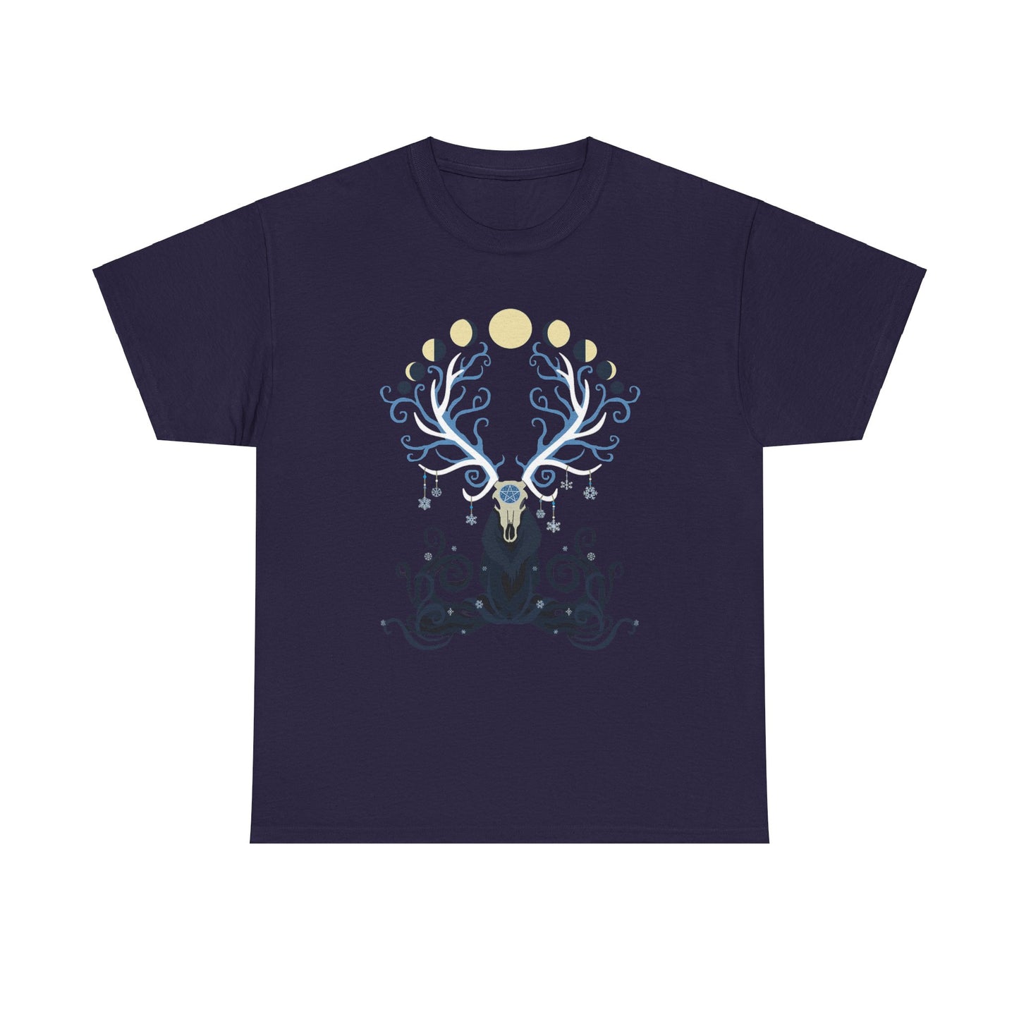 Deer Moon Unisex Heavy Cotton Tee