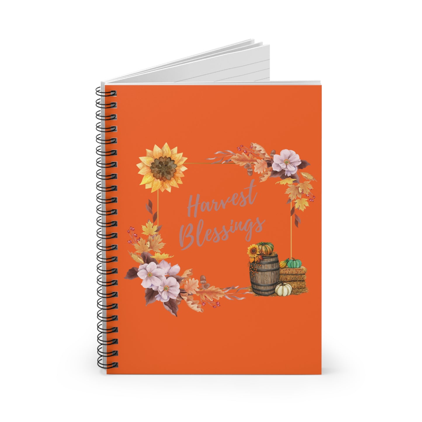 Harvest Spiral Notebook - Ruled Line