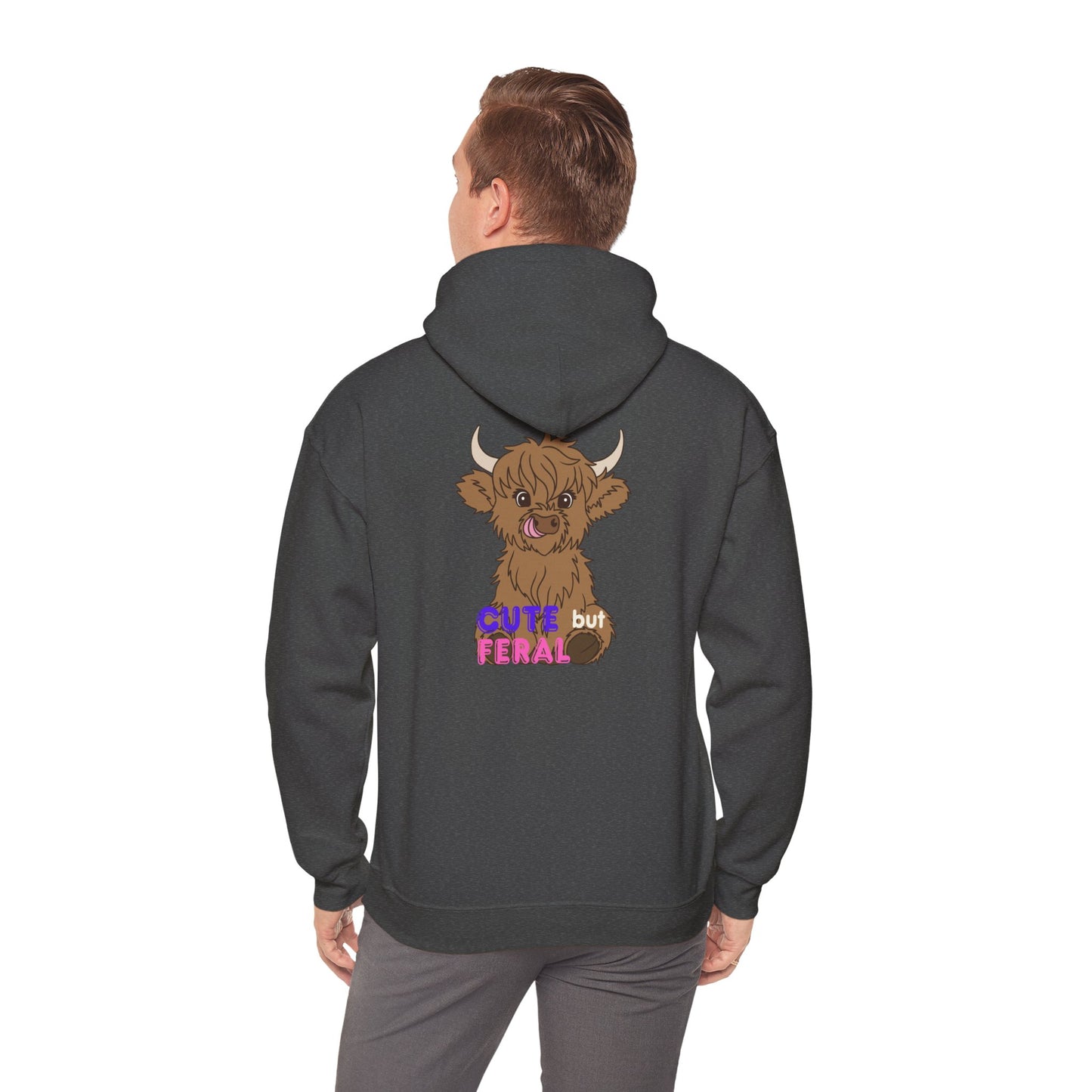 Cute but Feral Unisex Heavy Blend™ Hooded Sweatshirt