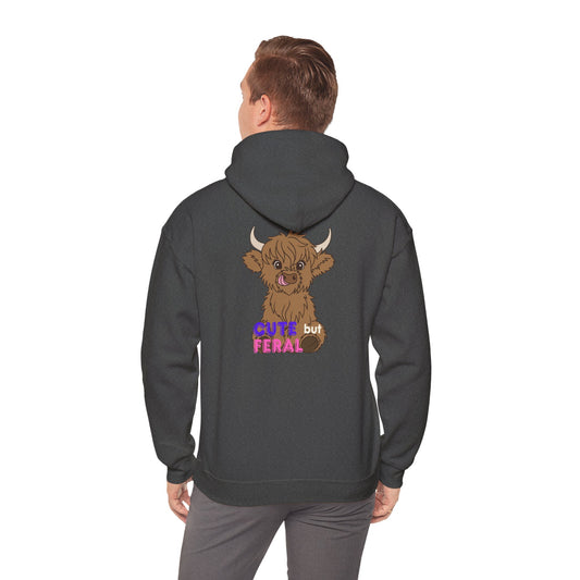 Cute but Feral Unisex Heavy Blend™ Hooded Sweatshirt