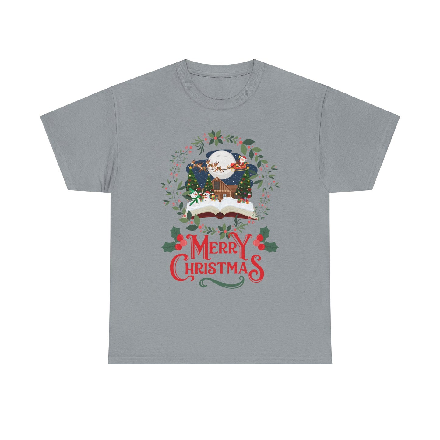 Merry Christmas Unisex Heavy Cotton Tee