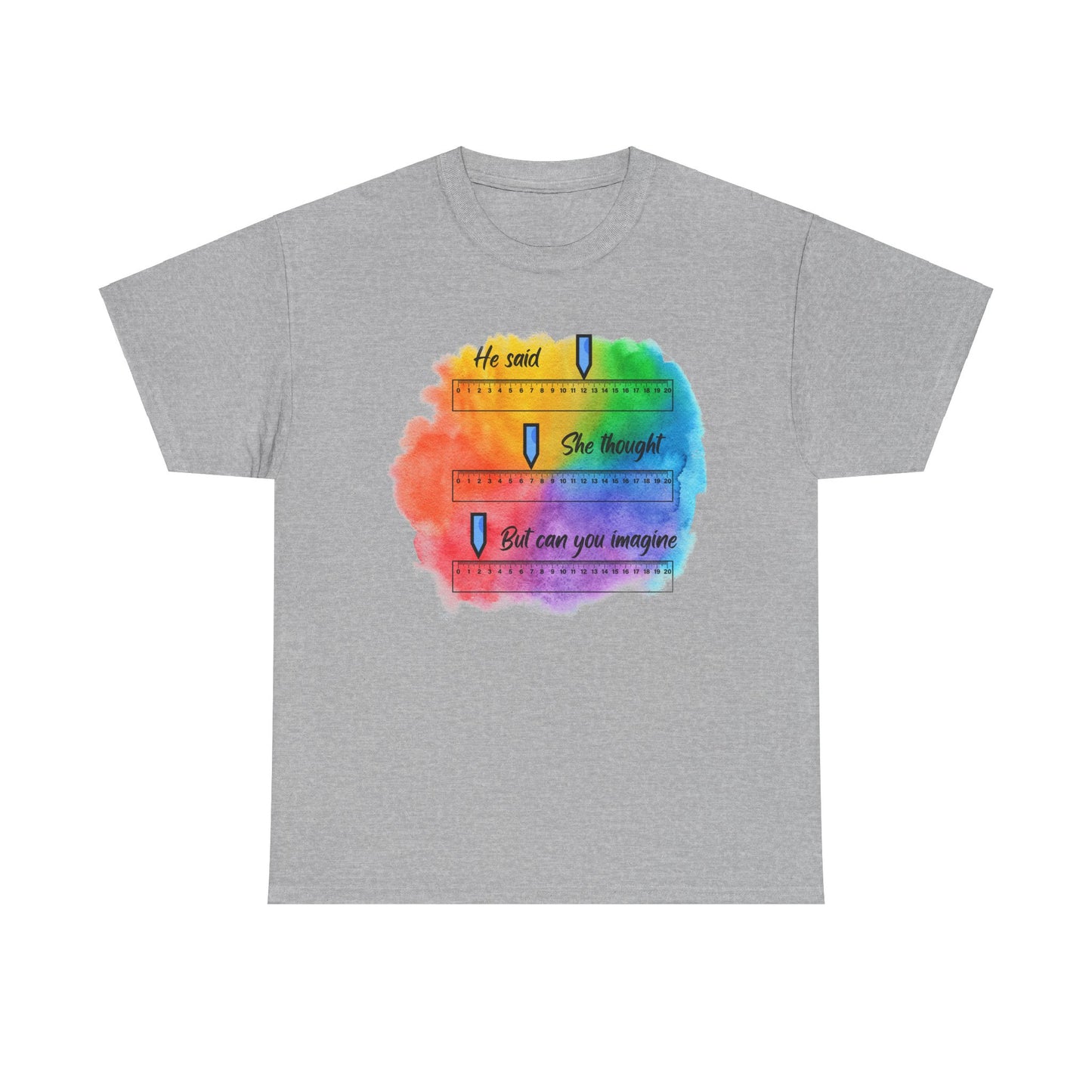 He Said Unisex Heavy Cotton Tee
