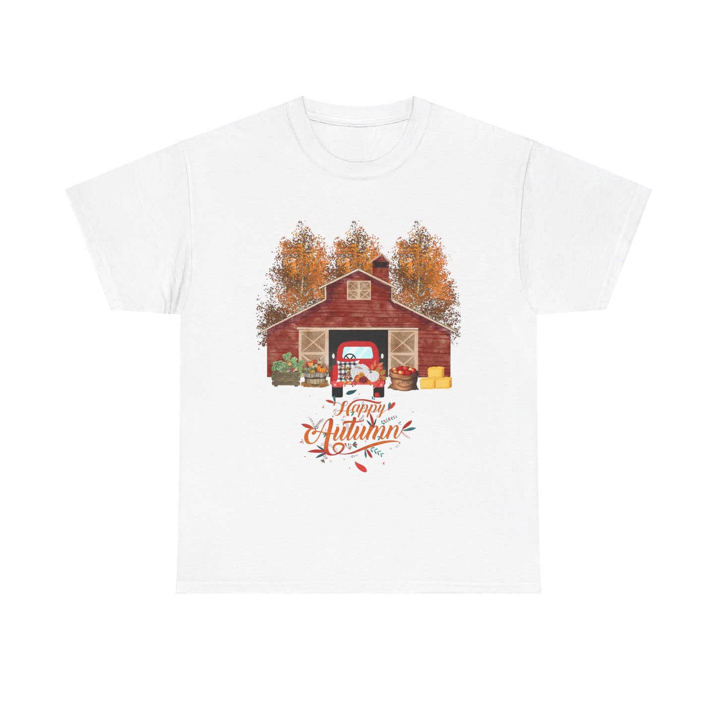 Happy Autumn Unisex Heavy Cotton Tee
