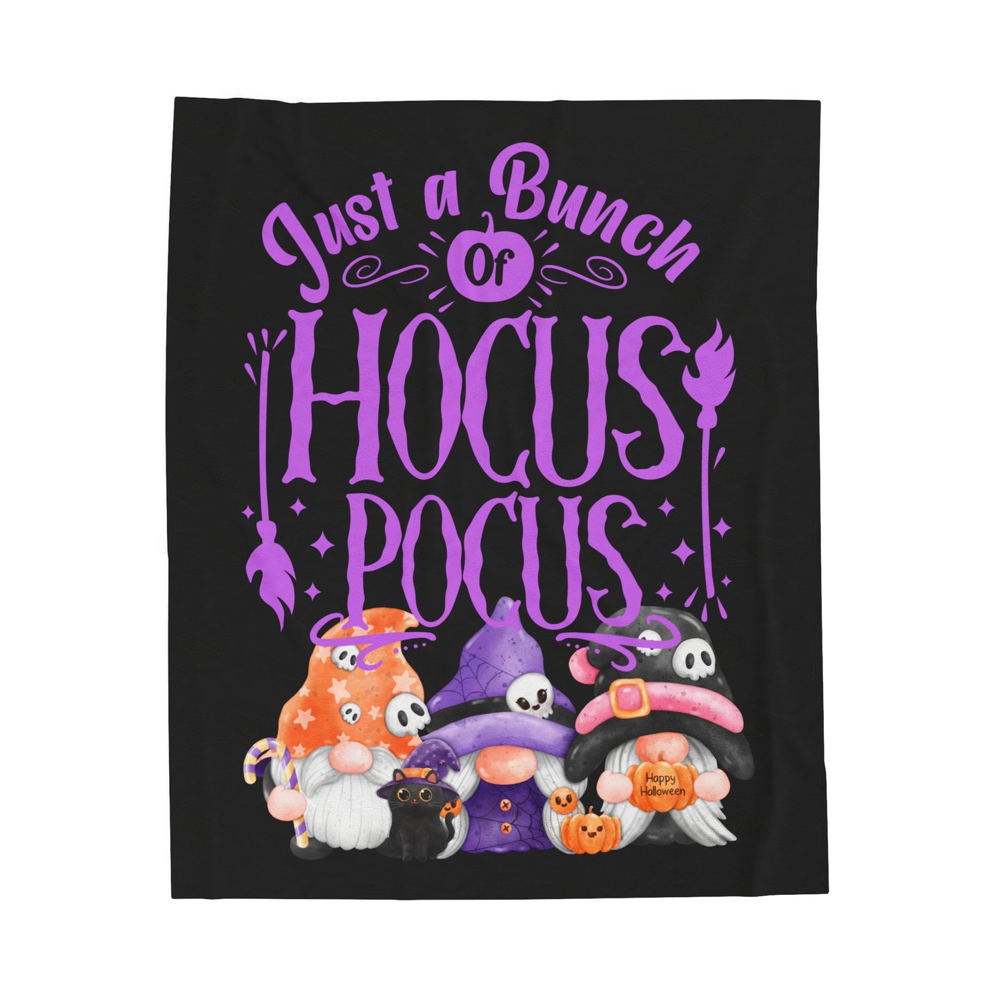 Hocus Pocus Velveteen Plush Blanket