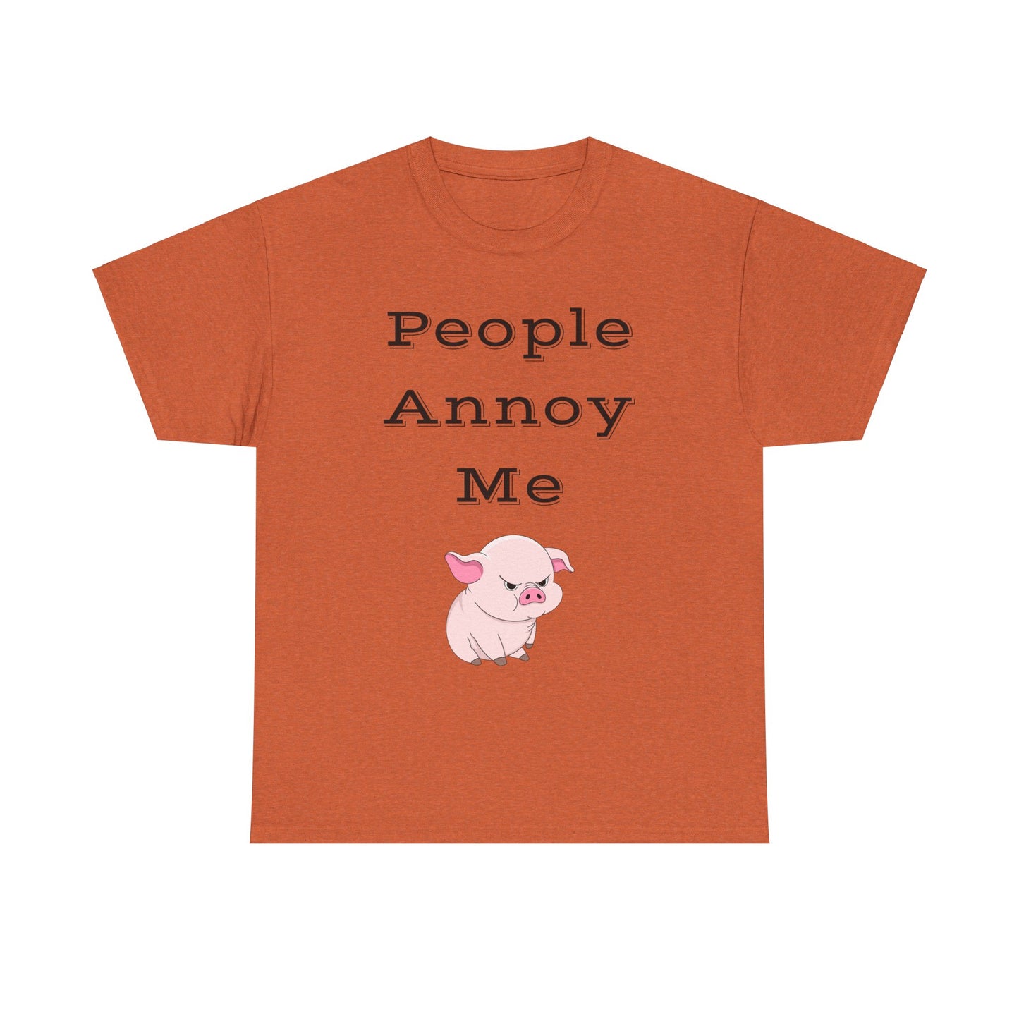 People Annoy Me Unisex Heavy Cotton Tee