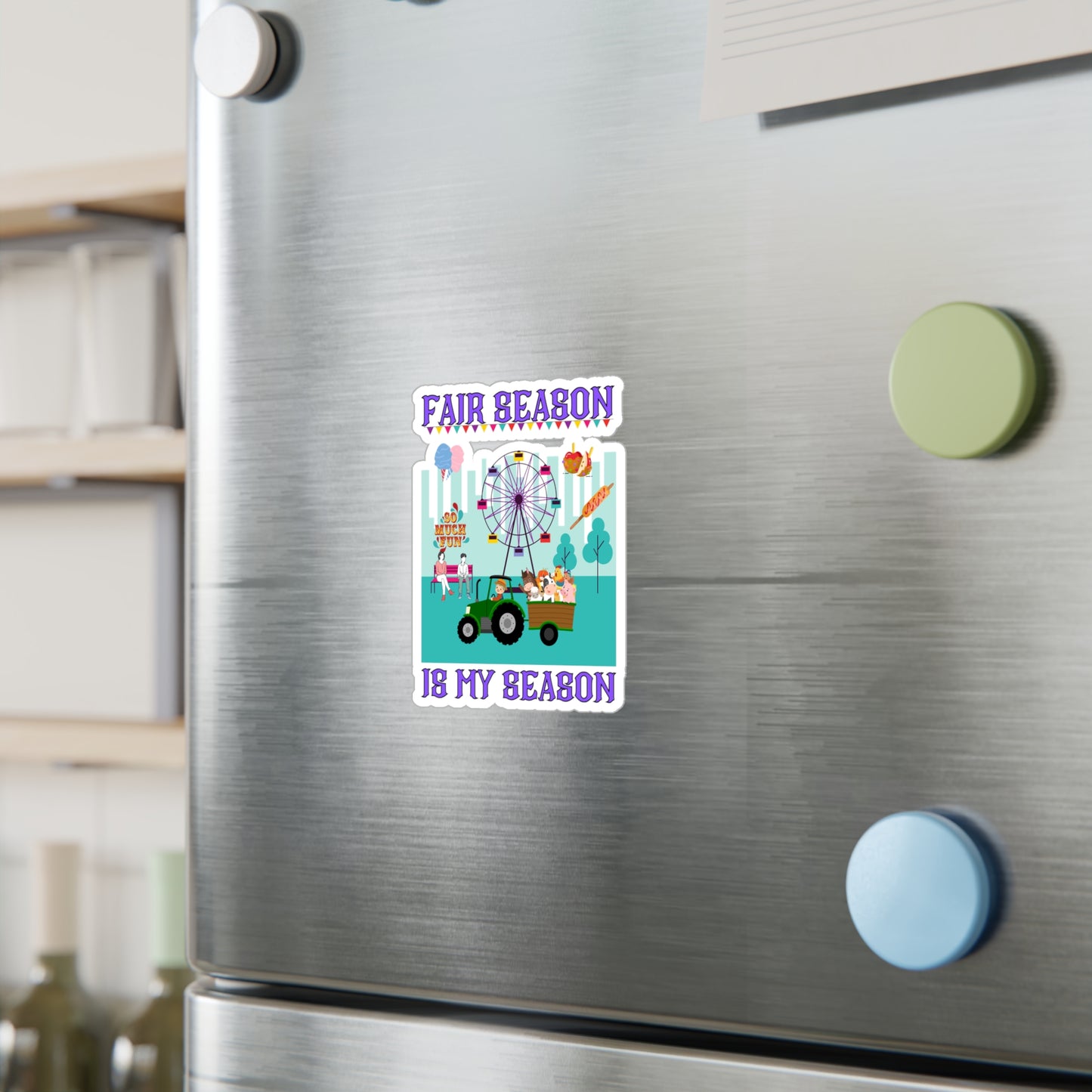 Fair Season Kiss-Cut Vinyl Decals