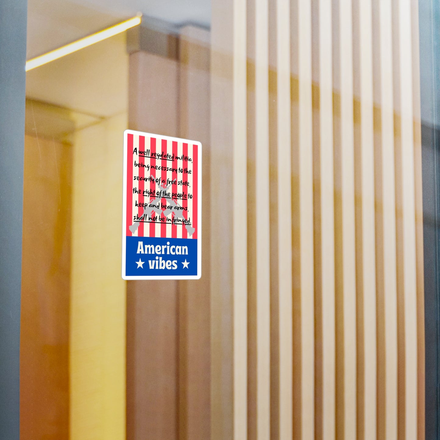 American Vibes Kiss-Cut Vinyl Decals