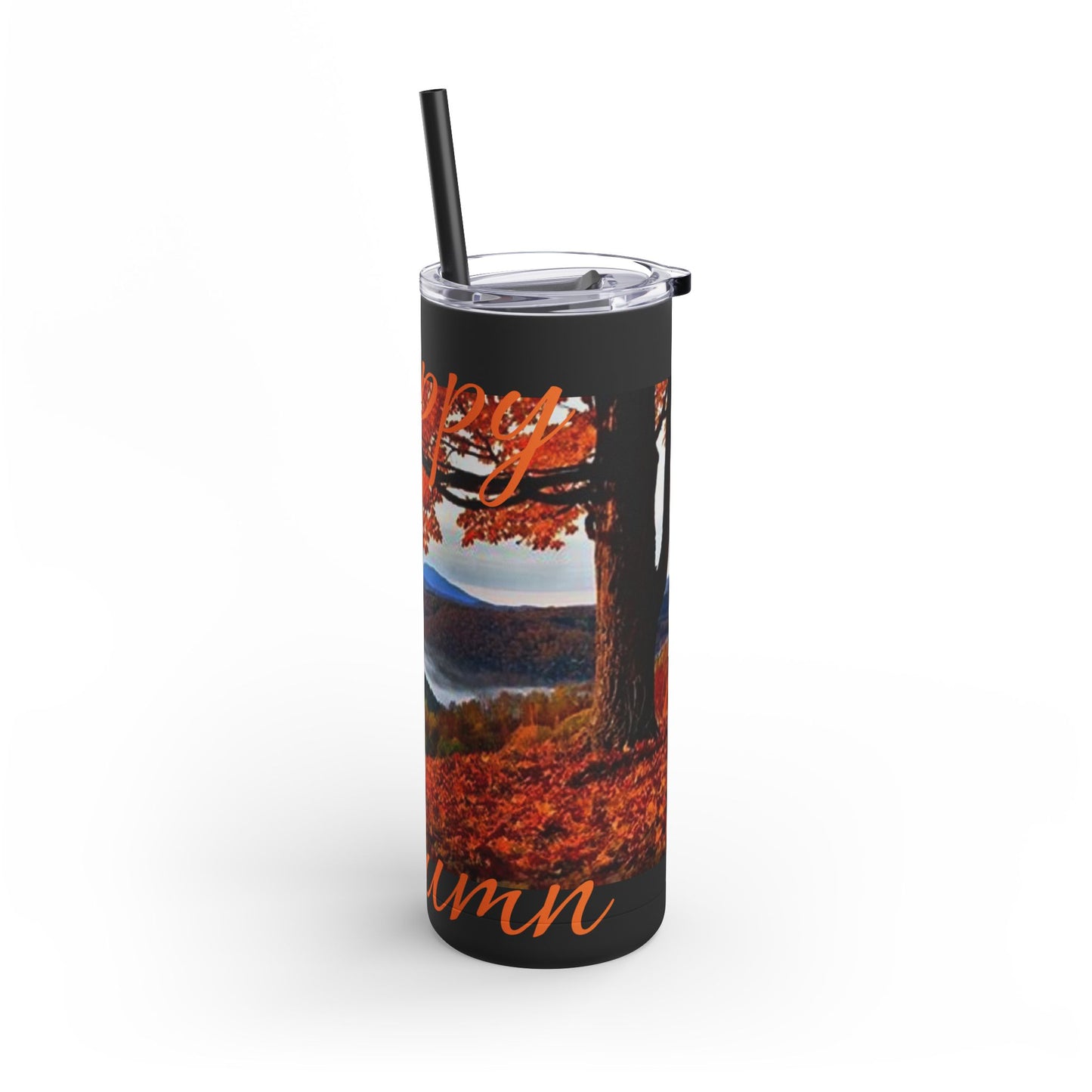 Happy Autumn Maars Maker Skinny Matte Tumbler, 20oz