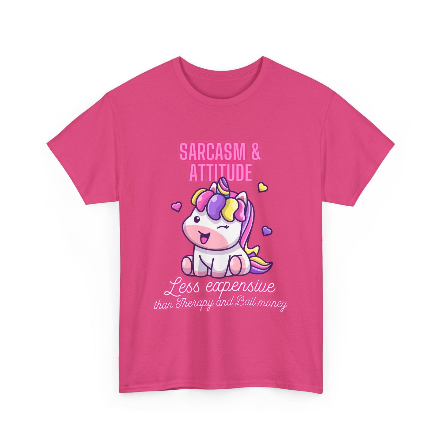 Sarcasm & attitude Unisex Heavy Cotton Tee