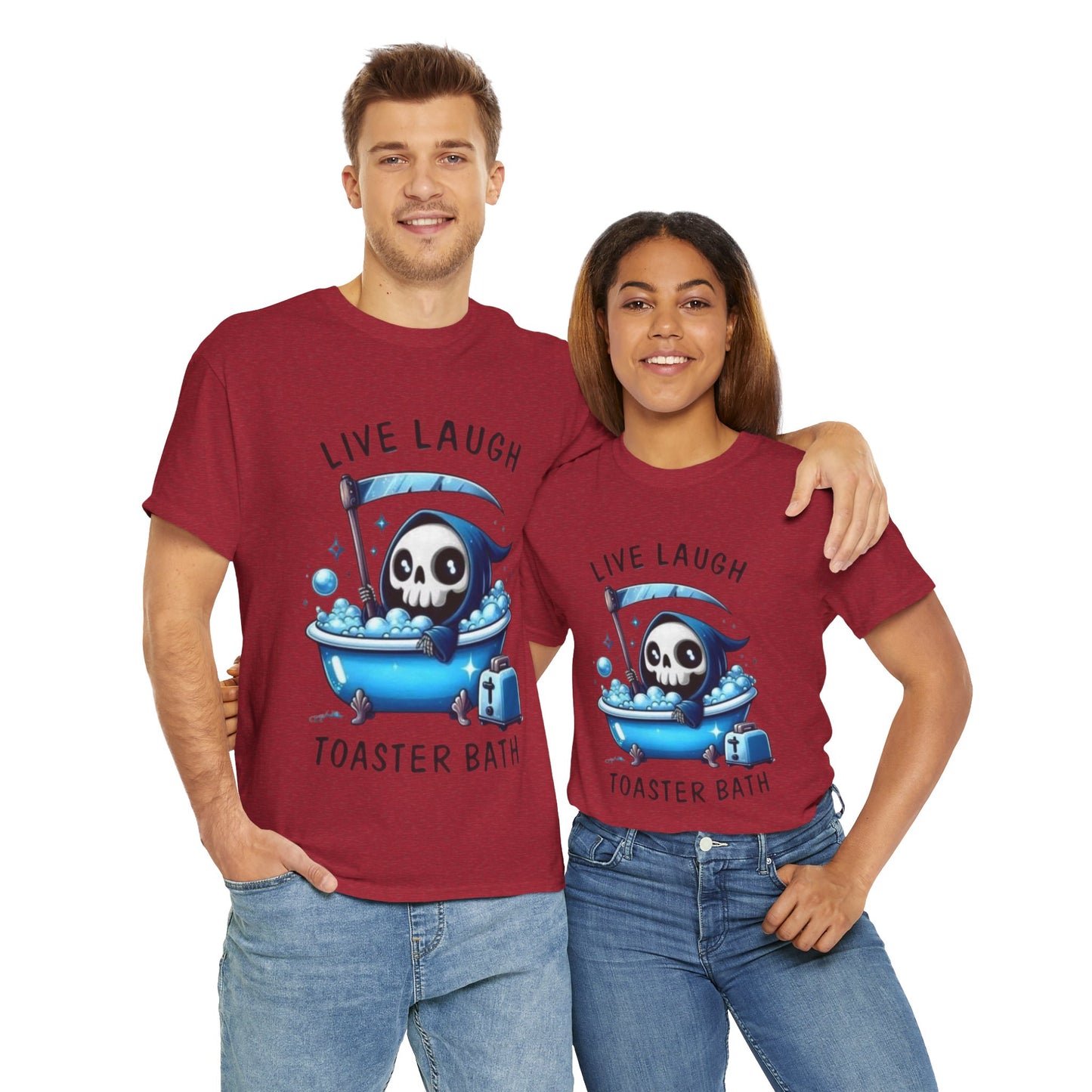 Live Laugh Unisex Heavy Cotton Tee