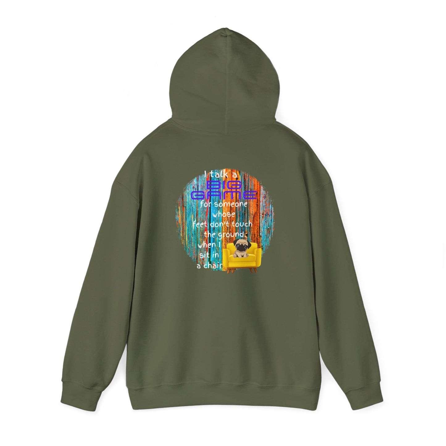 I Talk a Big Game Unisex Heavy Blend™ Hooded Sweatshirt