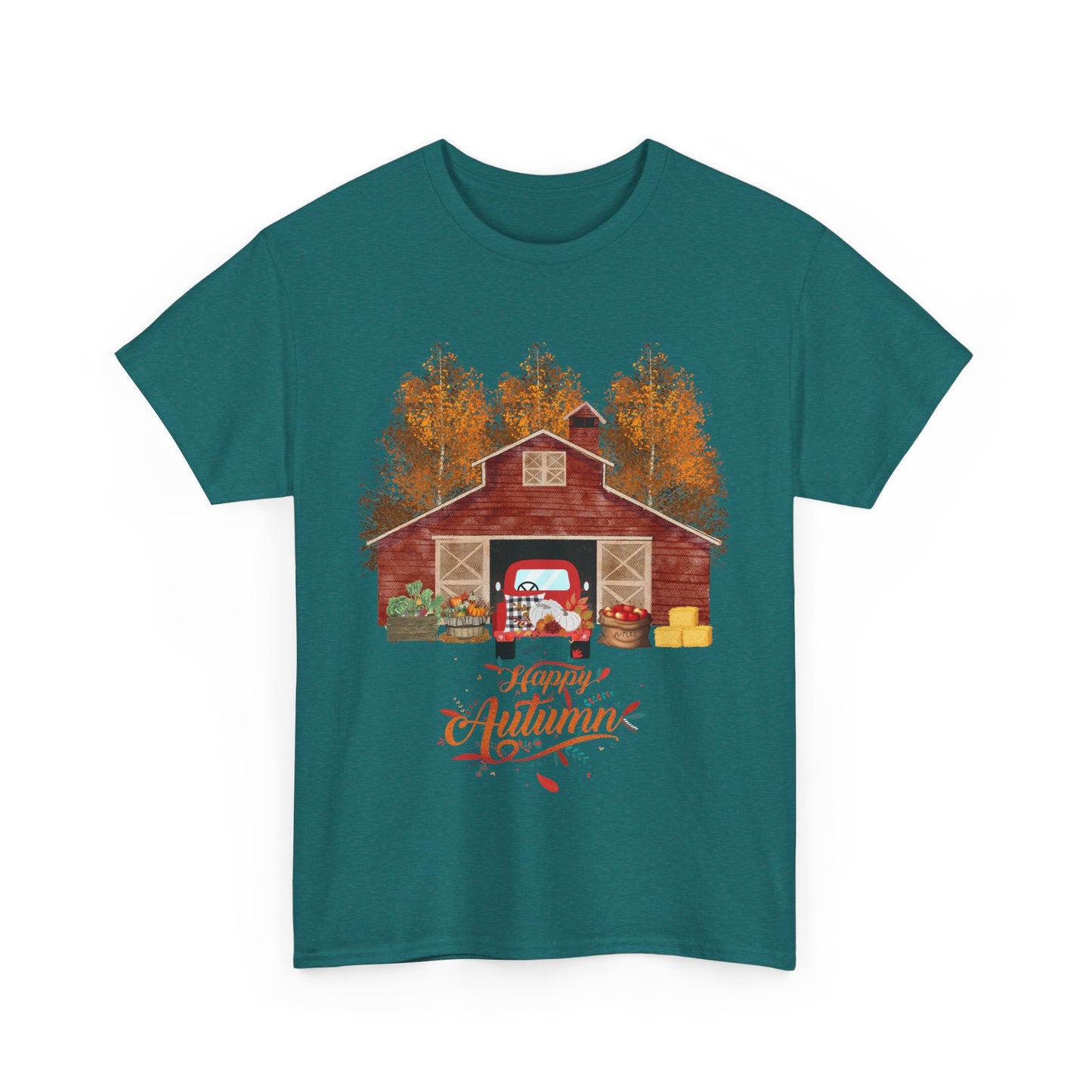 Happy Autumn Unisex Heavy Cotton Tee