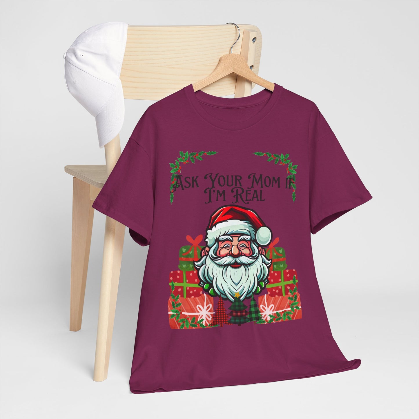 Ask your Mom Unisex Heavy Cotton Tee