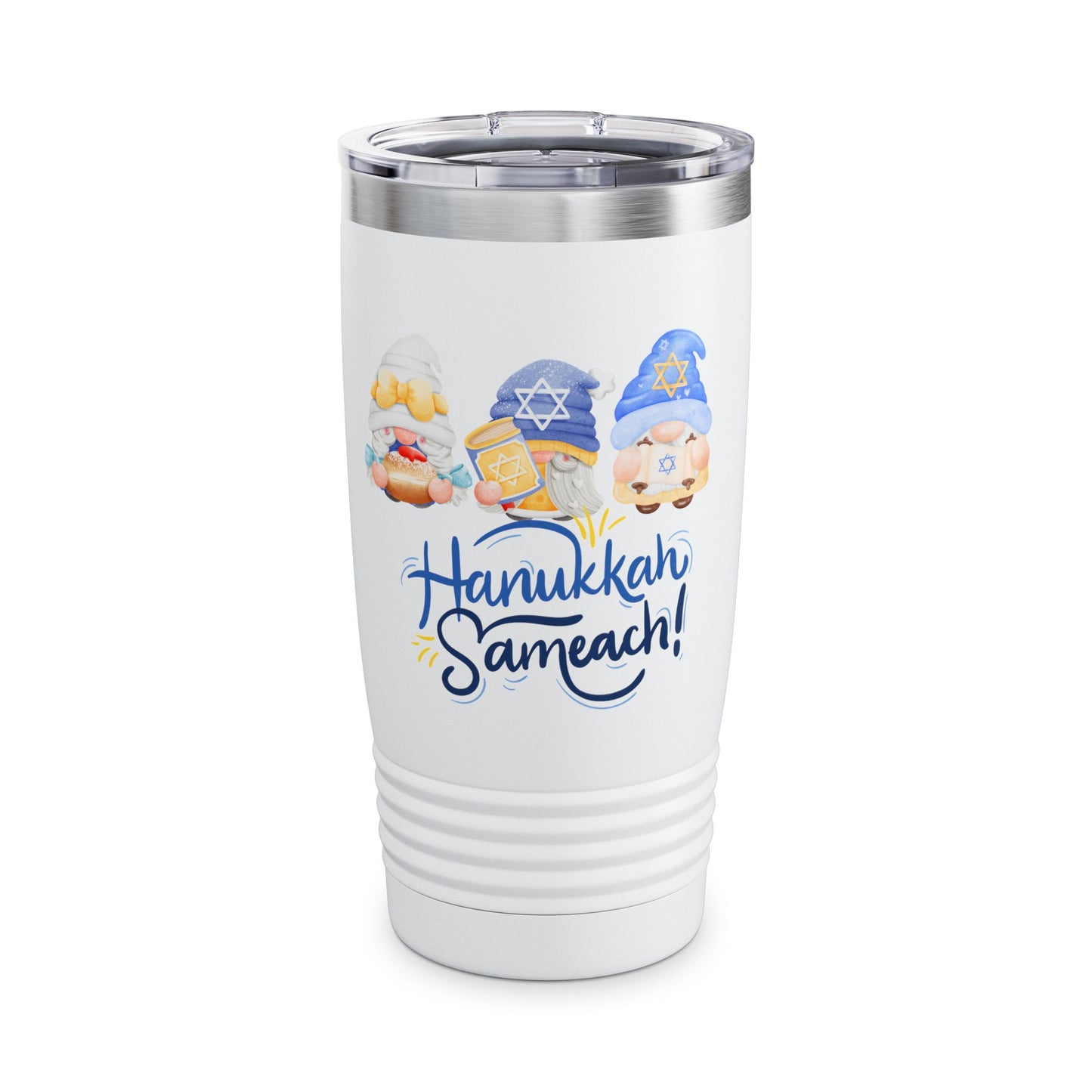 Hanukkah Gnomes Ringneck Tumbler, 20oz