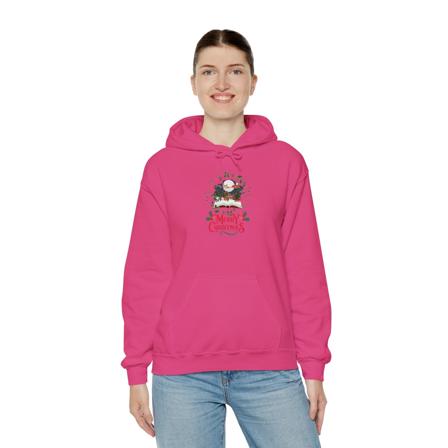 Merry Christmas Unisex Heavy Blend™ Hooded Sweatshirt