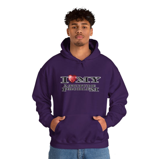 Love My Attitude Unisex Heavy Blend™ Hooded Sweatshirt