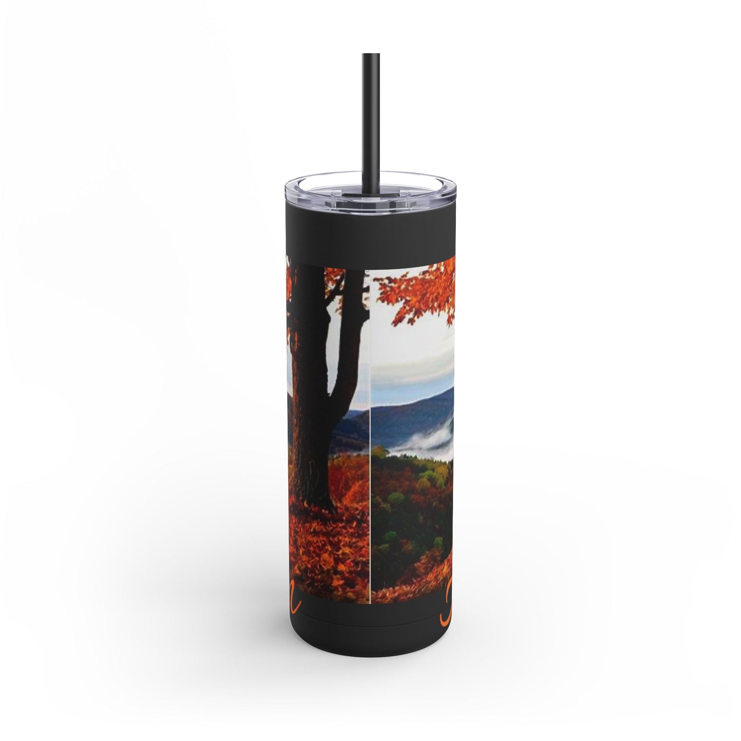 Happy Autumn Maars Maker Skinny Matte Tumbler, 20oz