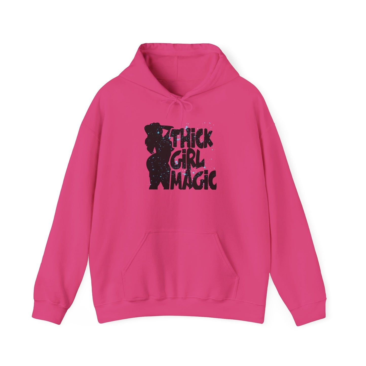 Thick Girl Magic Unisex Hooded Sweatshirt