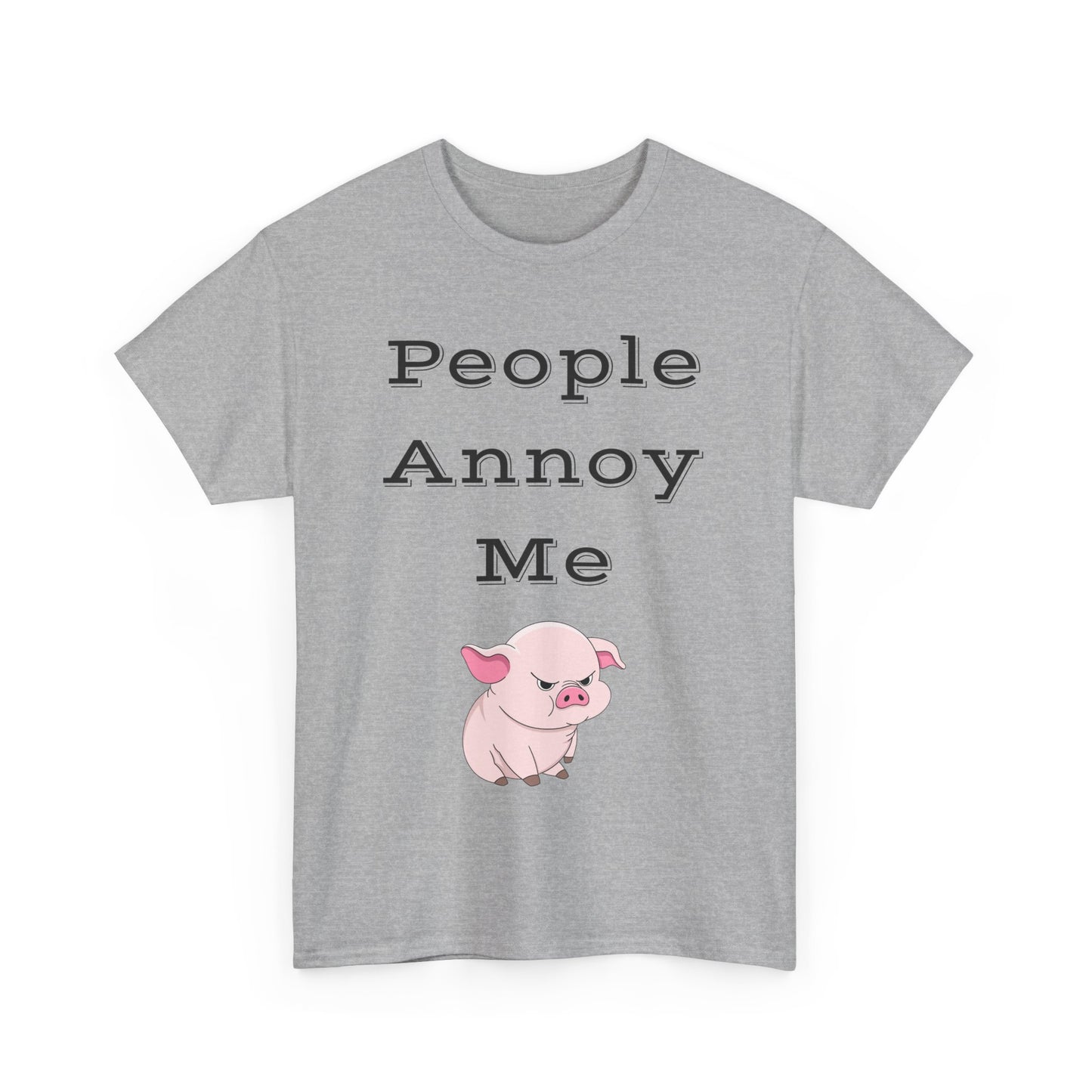 People Annoy Me Unisex Heavy Cotton Tee