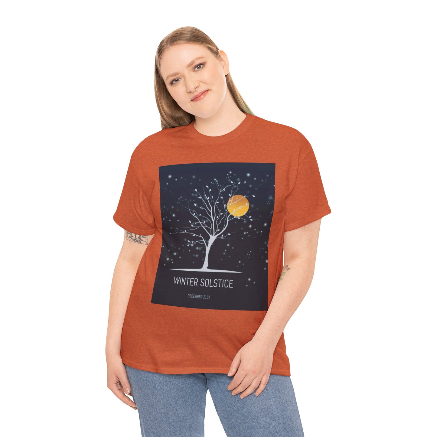 Winter Solstice Unisex Heavy Cotton Tee