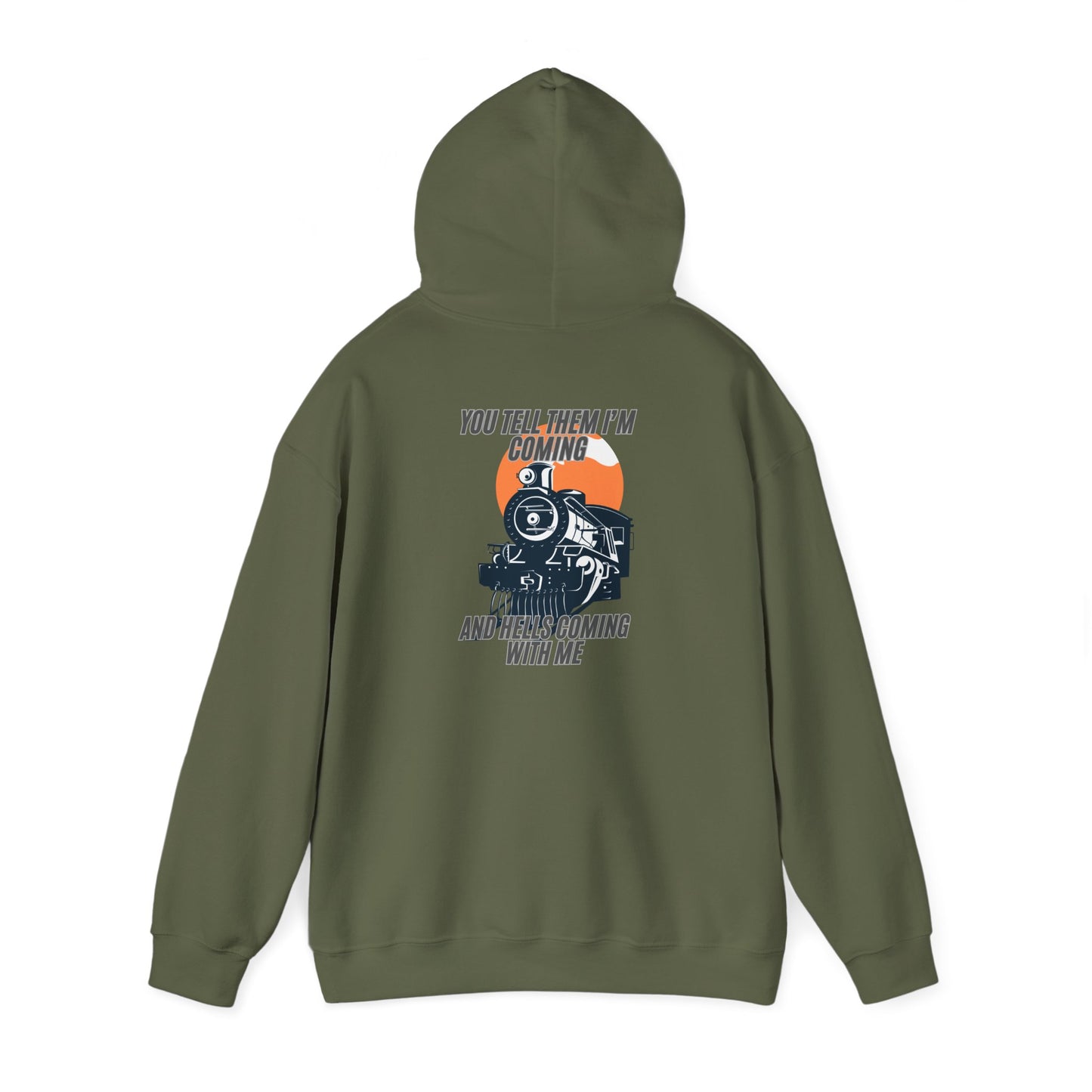 Hell's Coming Unisex Heavy Blend™ Hooded Sweatshirt