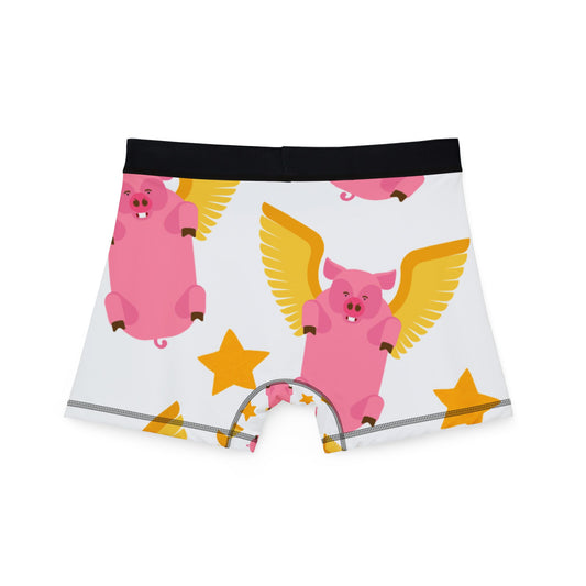 Flying Pigs Men's Boxers (AOP)