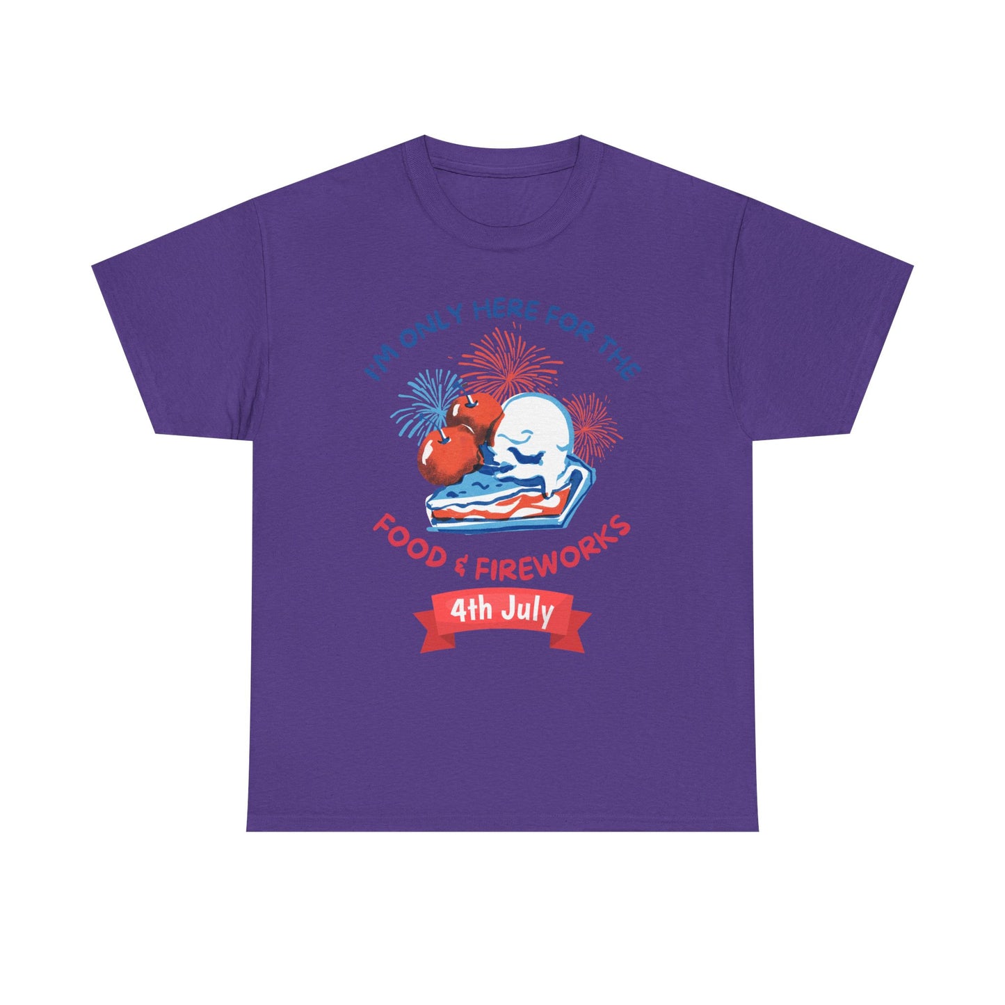 Food & Fireworks Unisex Heavy Cotton Tee