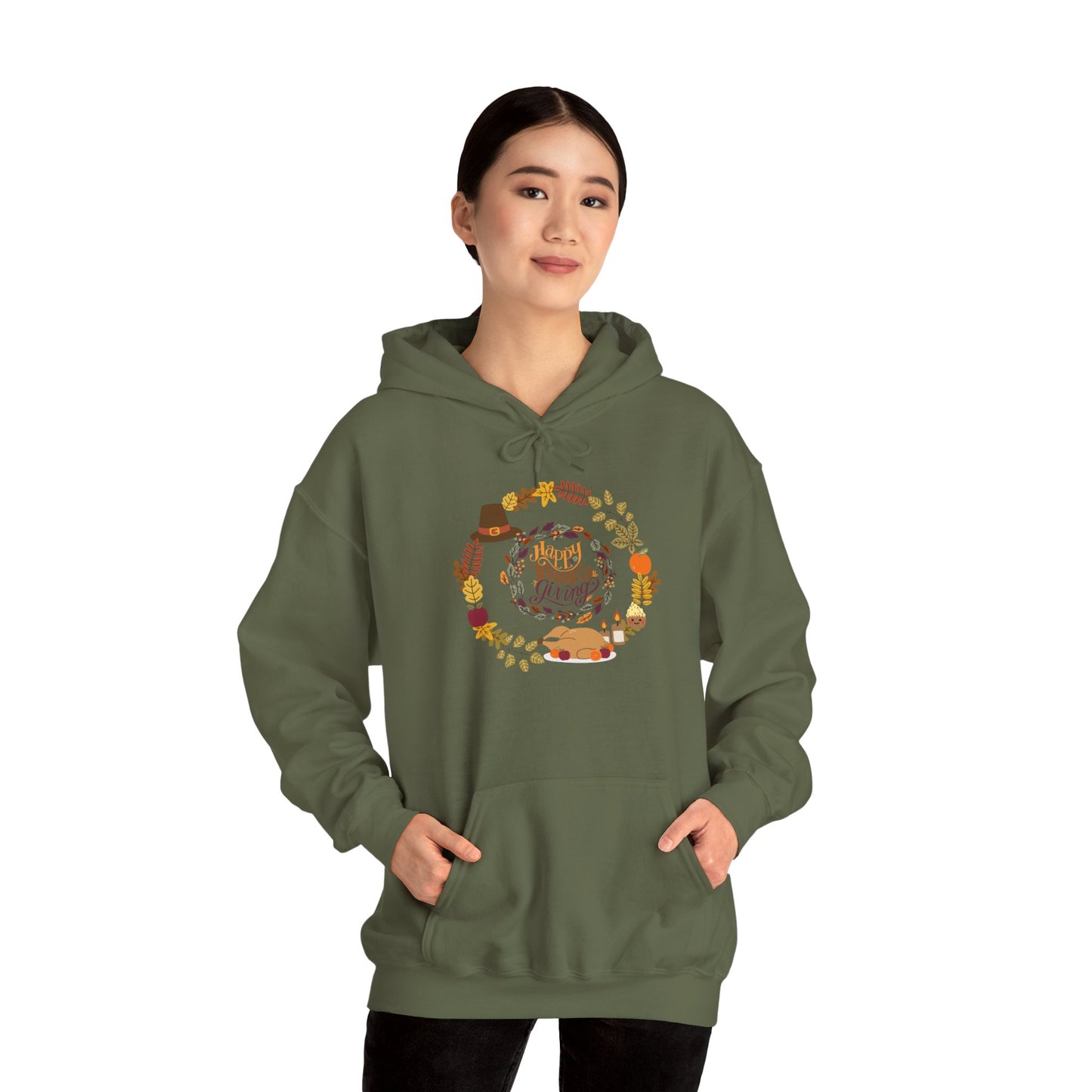 Thanksgiving Unisex Heavy Blend™ Hooded Sweatshirt