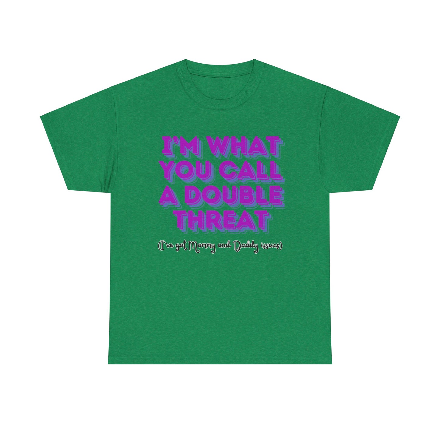 Double Threat Unisex Heavy Cotton Tee